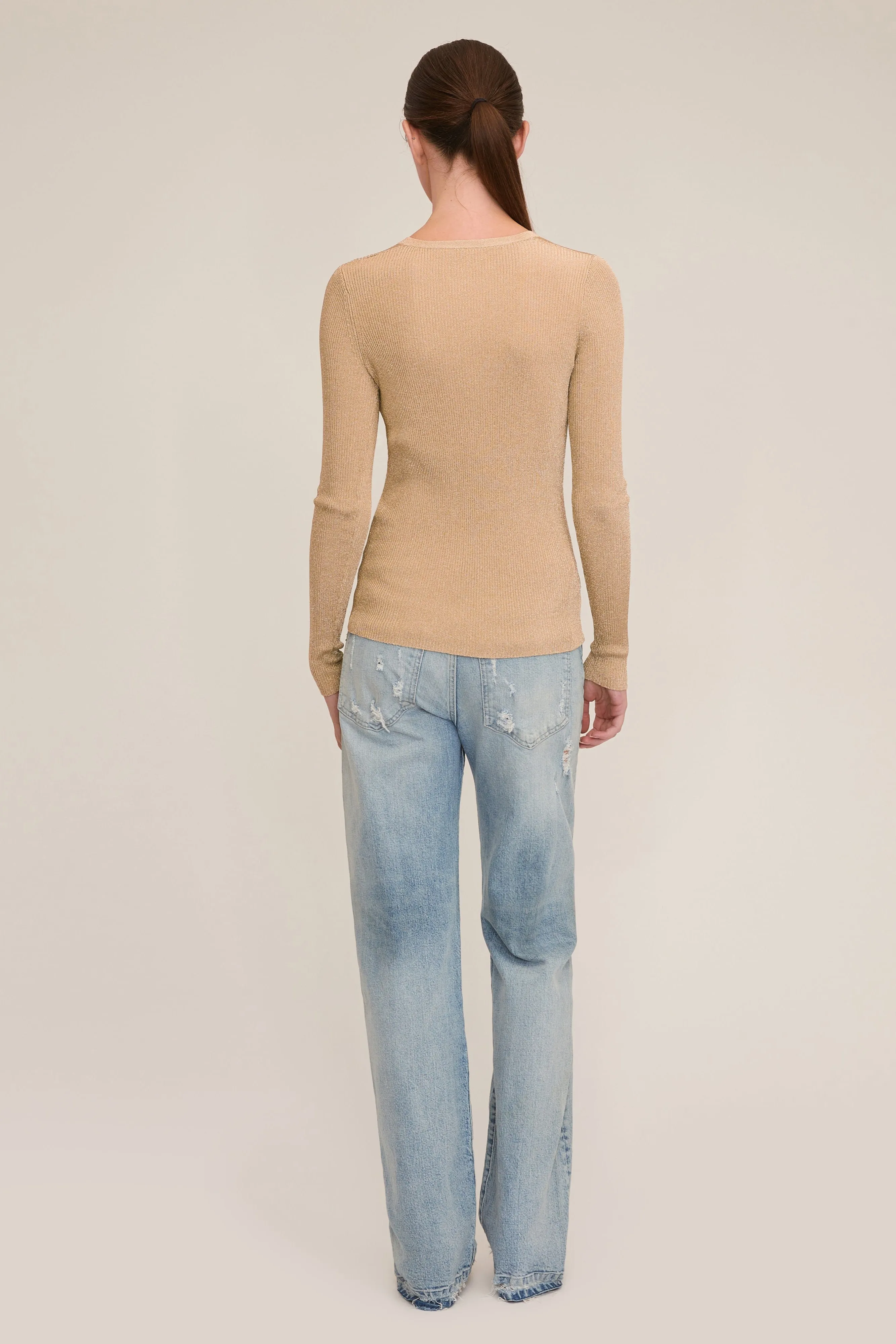 Daria Ribbed Sweater Henley sold by Marissa Webb product image thumbnail 3
