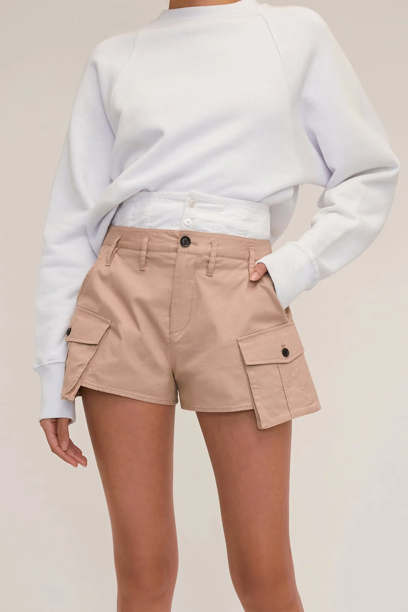 Easton Contrast Corset Cargo Short sold by Marissa Webb product image thumbnail 2