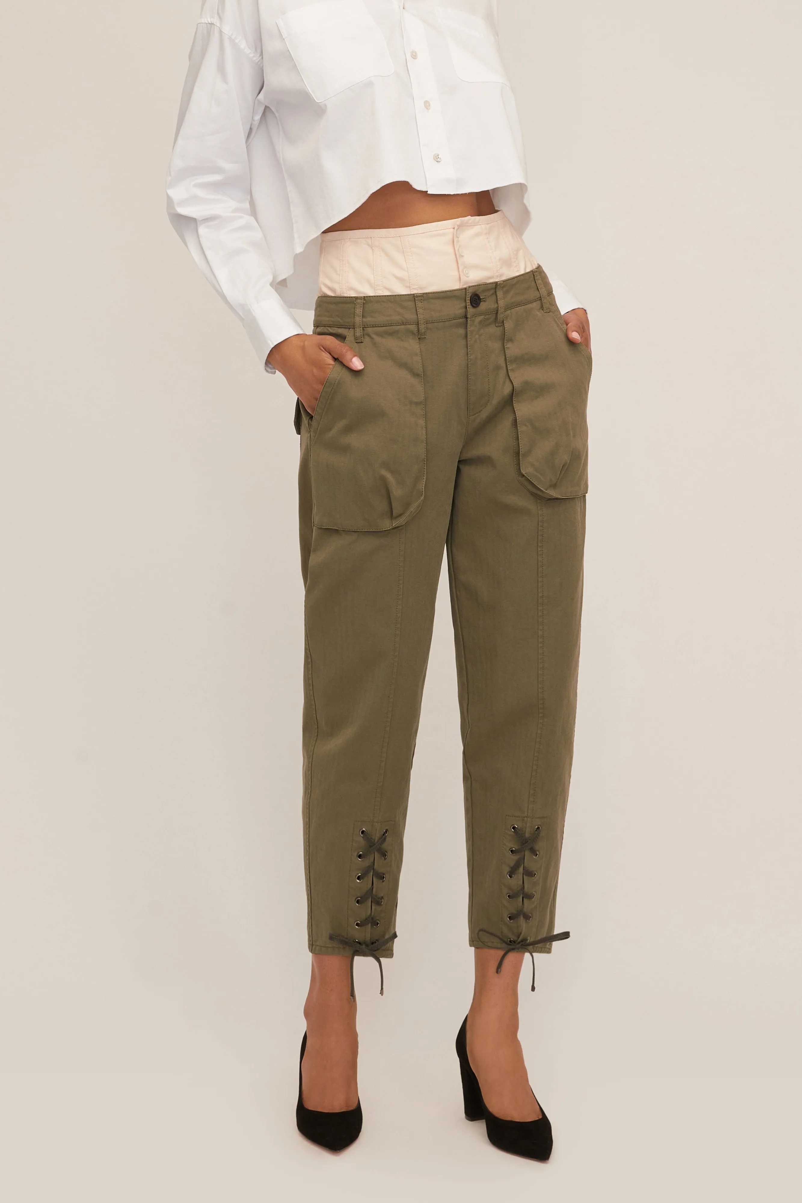 Ada Corset Tapered Leg Pant sold by Marissa Webb product image thumbnail 4