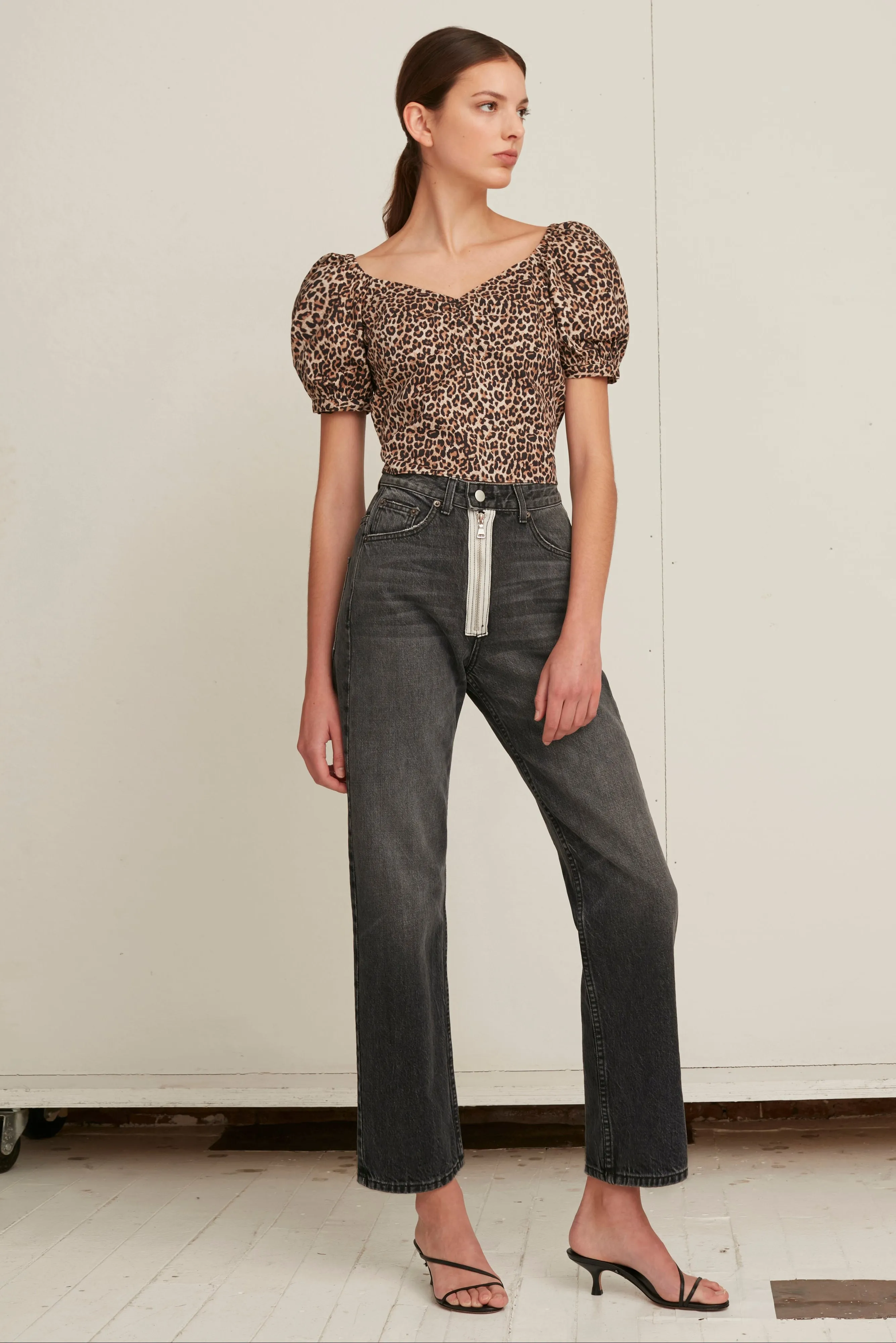 Diane Lightweight Canvas Leopard Print Top sold by Marissa Webb product image thumbnail 5
