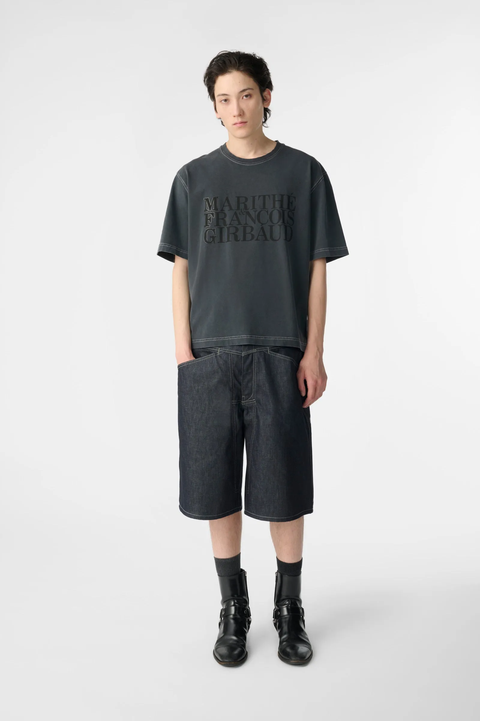 Bermuda Brand X Broken Twill sold by Marithe Francois Girbaud product image thumbnail 5