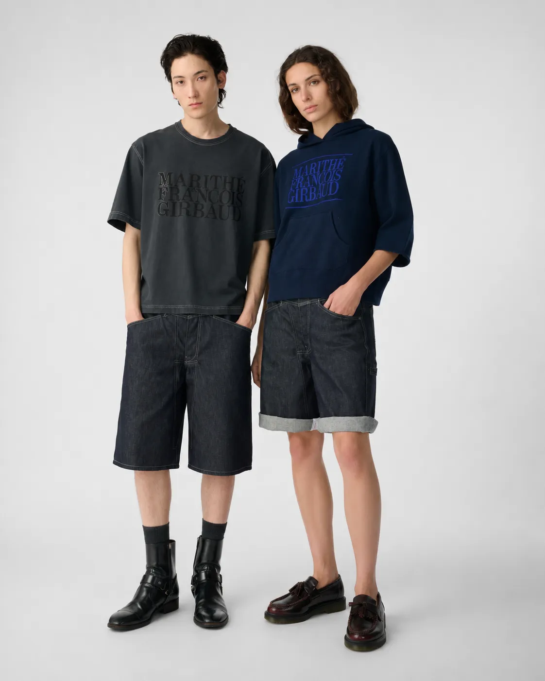 Bermuda Brand X Broken Twill sold by Marithe Francois Girbaud