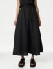 Pure Cotton Midi Skirt sold by Marks & Spencer