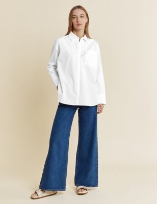 Organic Cotton Collared Shirt sold by Marks & Spencer product image thumbnail 4