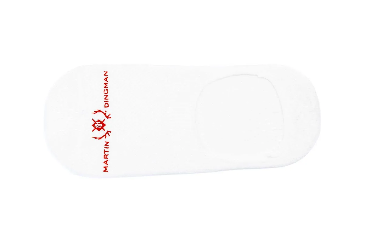 Ultimate Ventilated Peruvian Pima Cotton Loafer Socks - White made by Martin Dingman