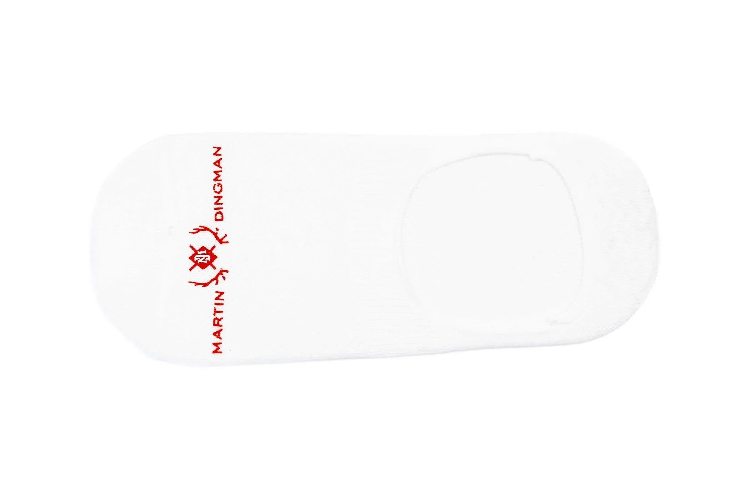Ultimate Ventilated Peruvian Pima Cotton Loafer Socks - White sold by Martin Dingman