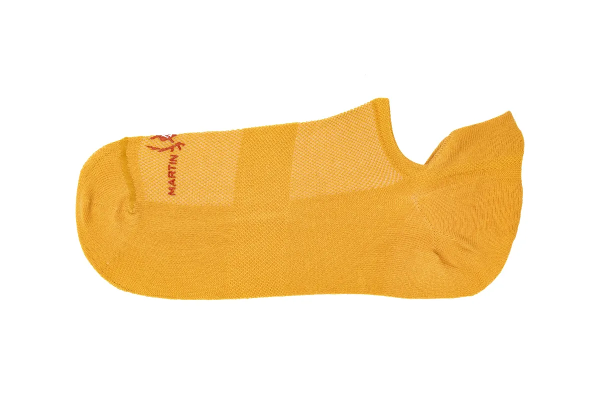 Ultimate Ventilated Peruvian Pima Cotton Sneaker Socks - Pineapple made by Martin Dingman