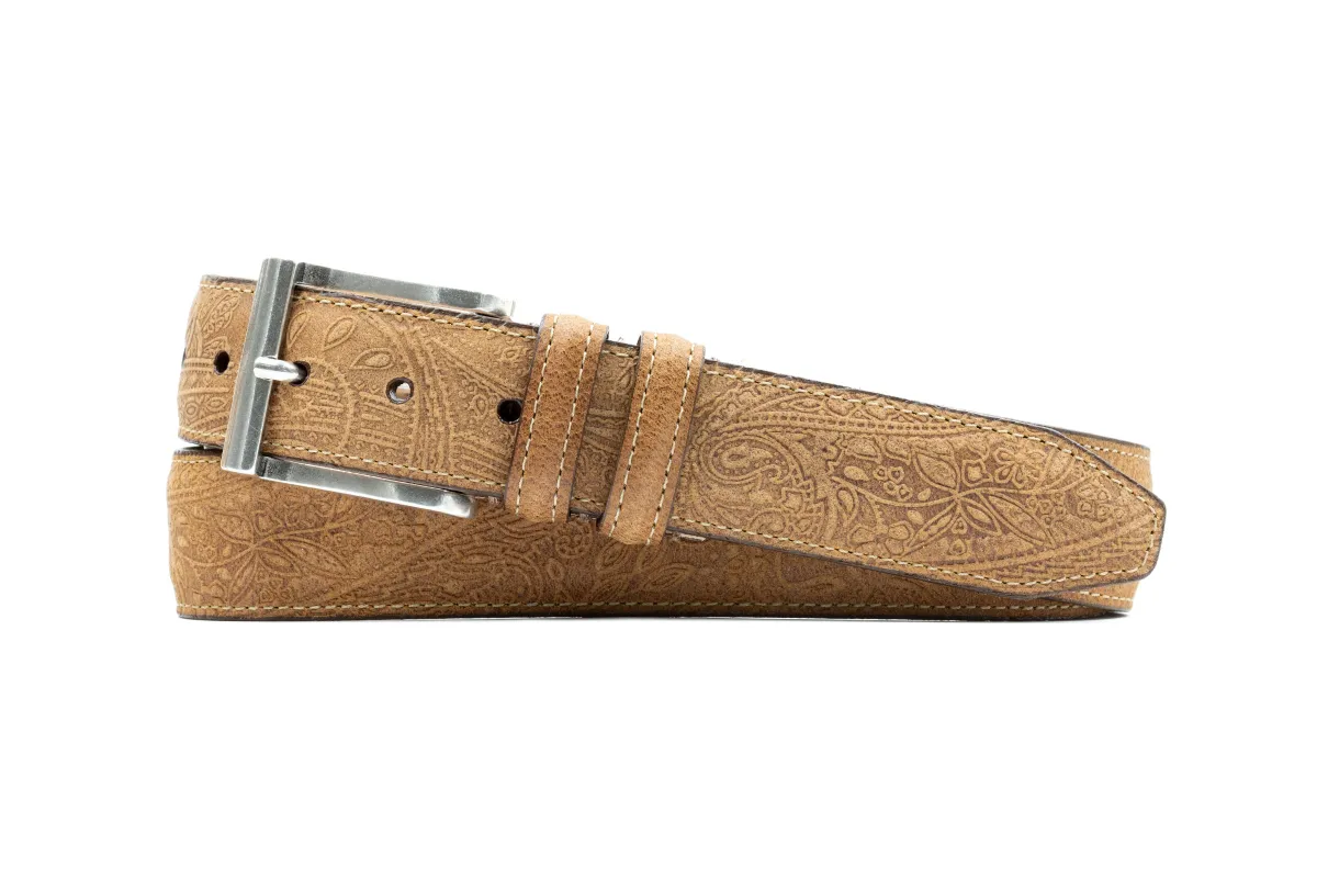 Bill Water Buffalo Leather Belt - Saddle made by Martin Dingman