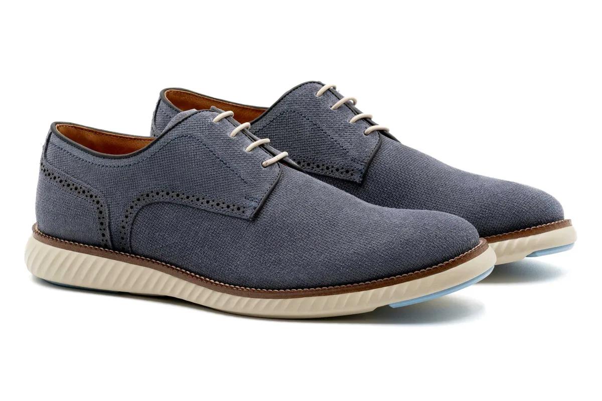 CountryAire Suede Plain Toe - Marine made by Martin Dingman