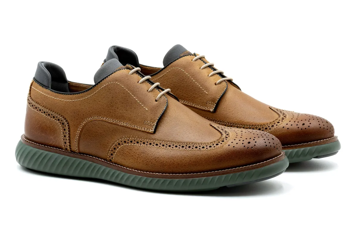 CountryAire Water Buffalo Wingtip - Saddle made by Martin Dingman