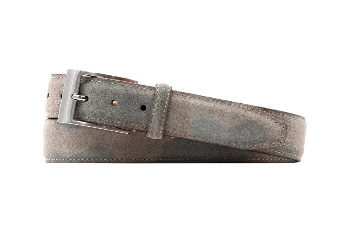 Royal Suede Belt - Camo made by Martin Dingman