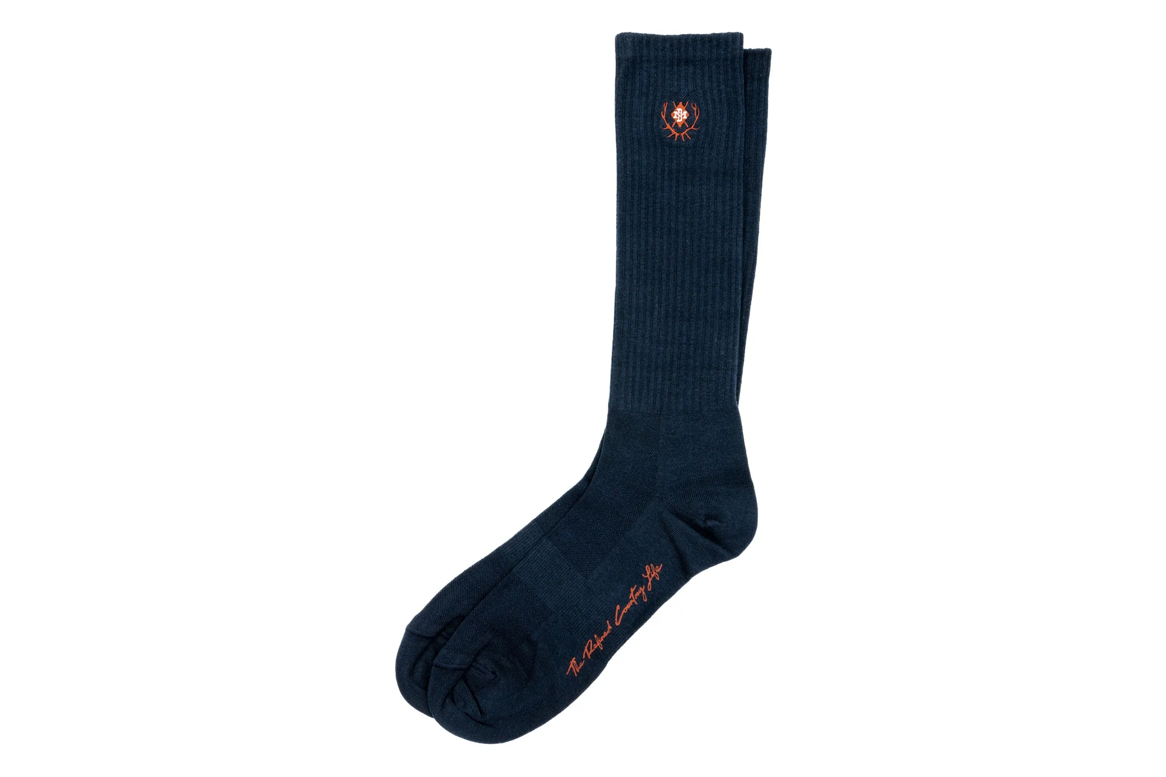 All Season Peruvian Pima Cotton Socks - Navy sold by Martin Dingman