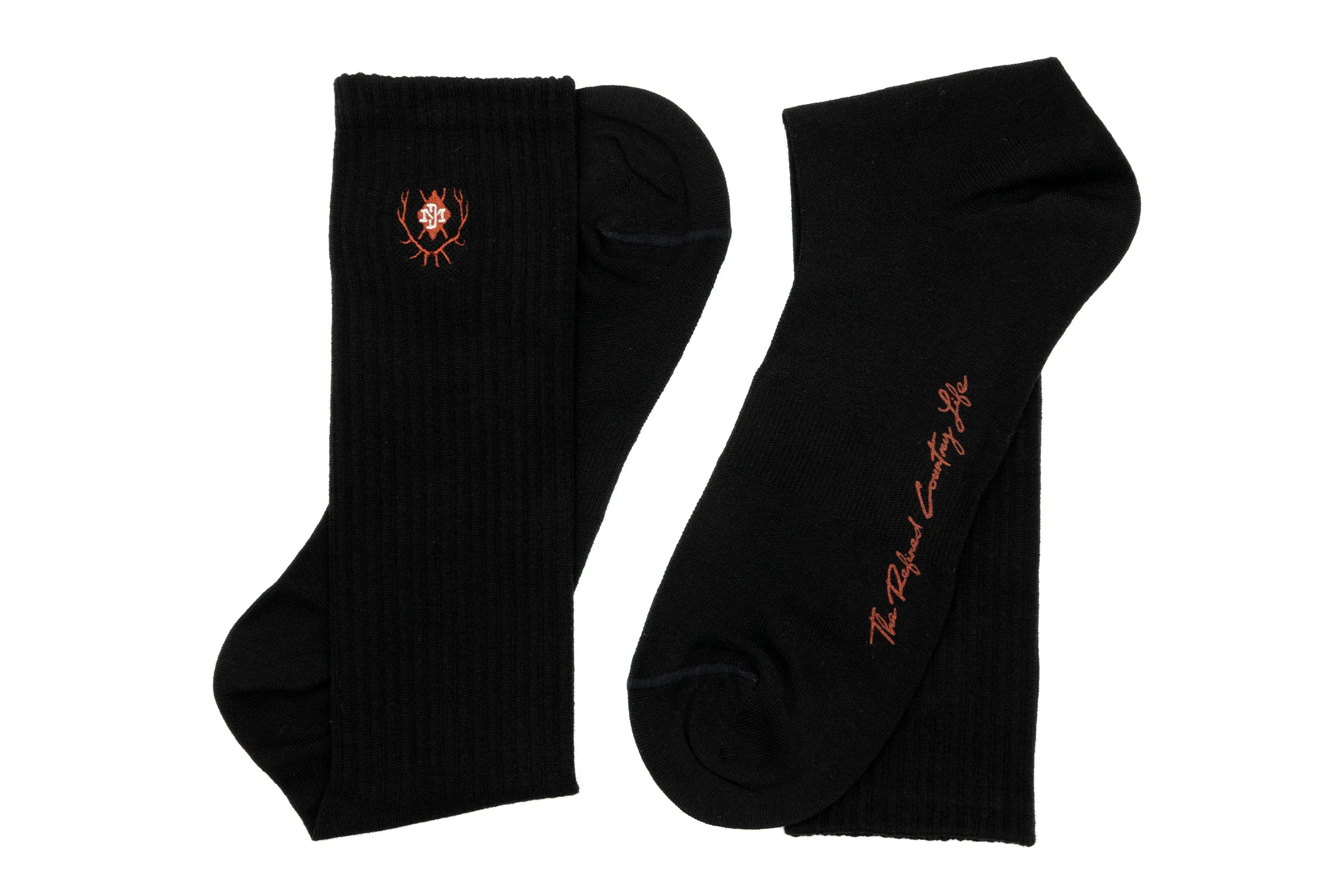 All Season Peruvian Pima Cotton Socks - Black sold by Martin Dingman product image thumbnail 3
