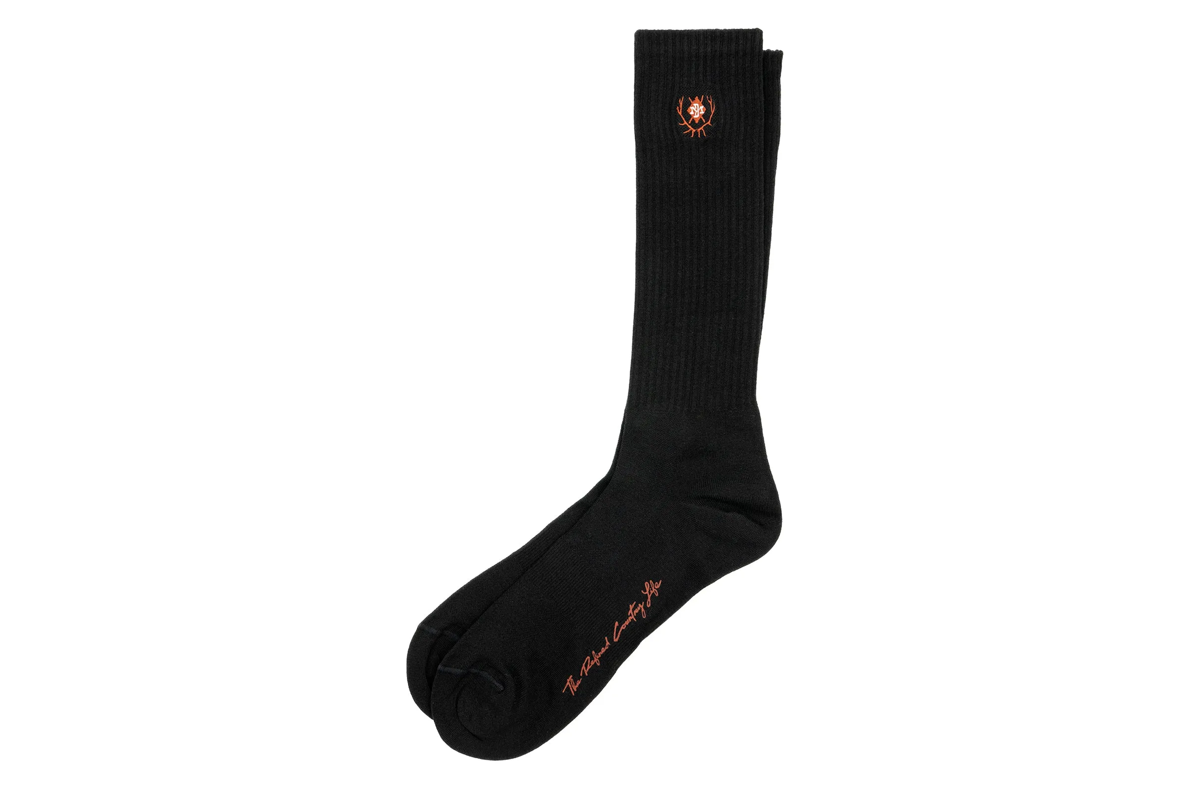 All Season Peruvian Pima Cotton Socks - Black sold by Martin Dingman