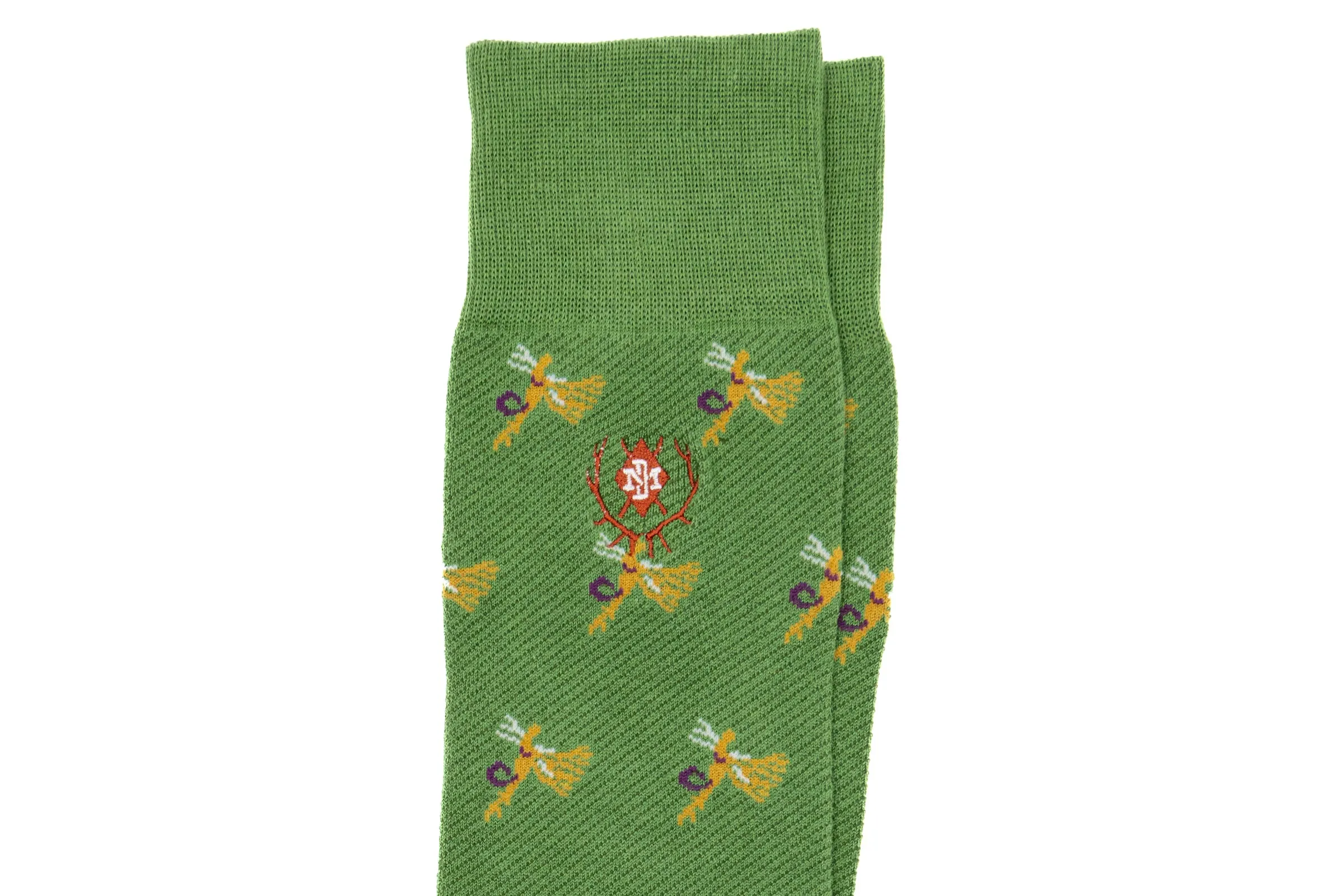 Fly Fishing Peruvian Pima Cotton Socks - Kiwi sold by Martin Dingman product image thumbnail 2