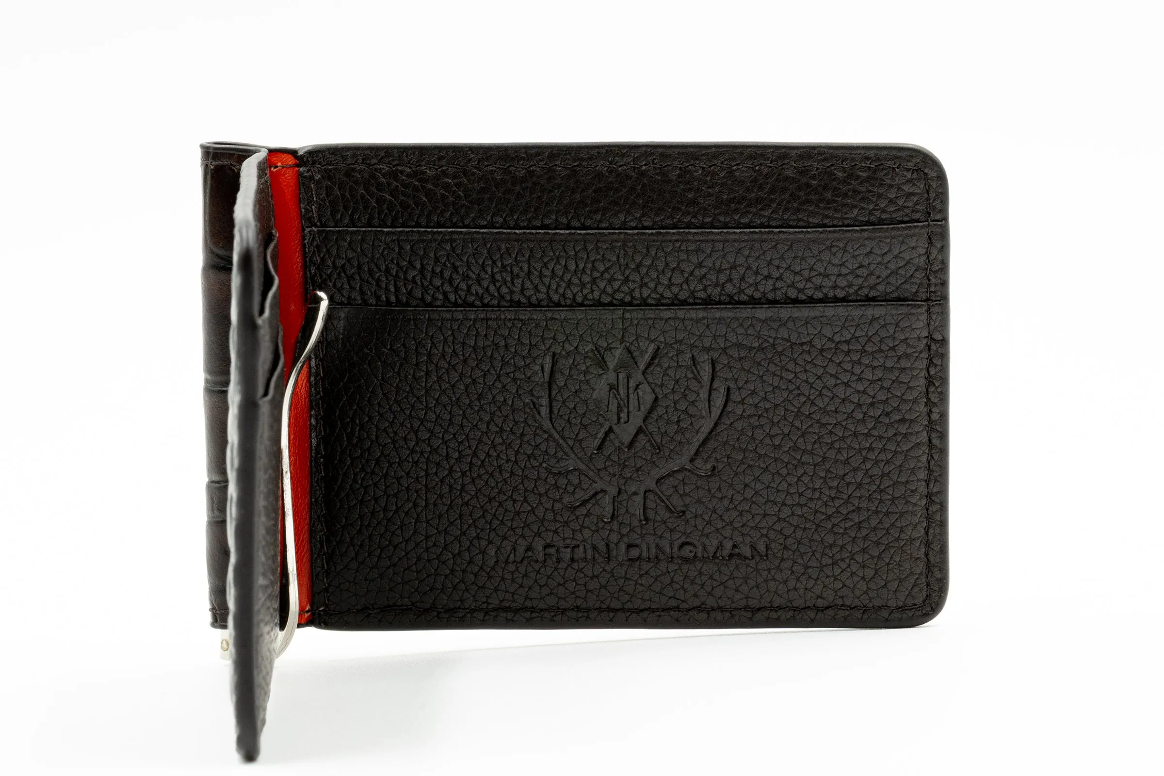 Bill Alligator Grain CC Money Clip - Walnut sold by Martin Dingman product image thumbnail 2