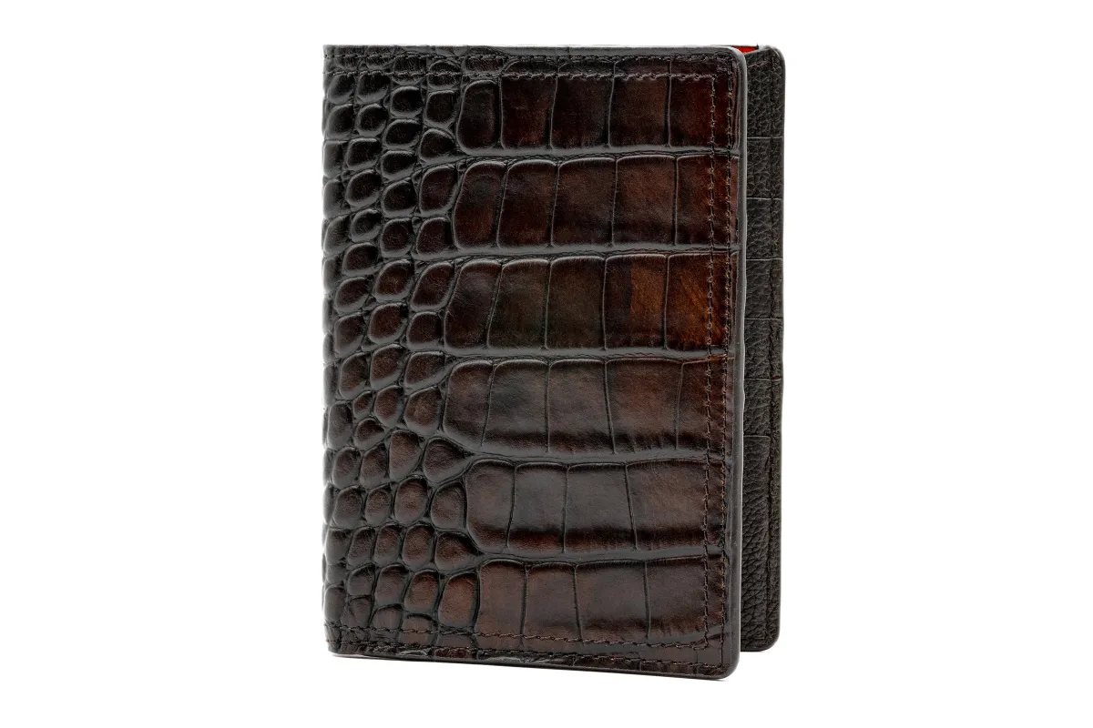 Bill Passport Hipster - Walnut made by Martin Dingman
