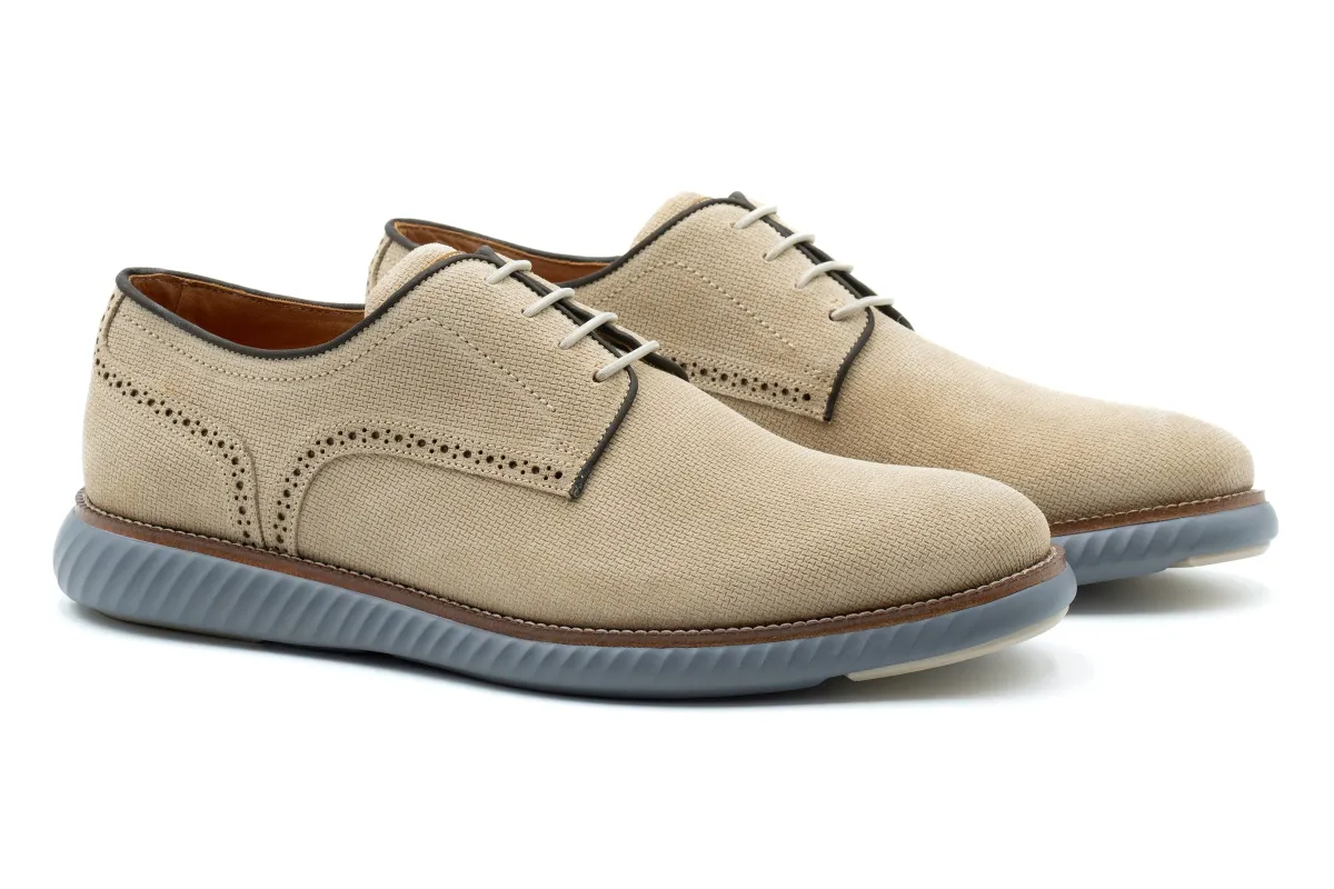 CountryAire Suede Plain Toe - Sand made by Martin Dingman