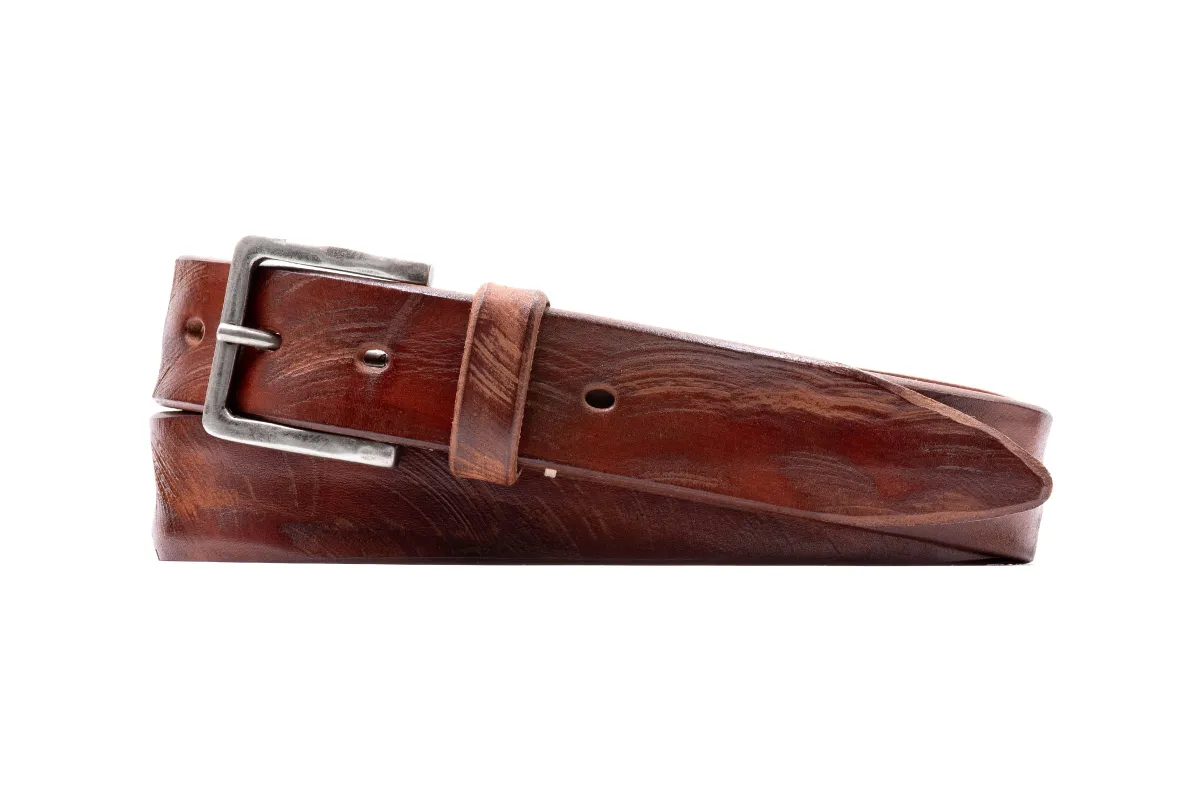Artisan Bridle Italian Bridle Leather Belt - Chestnut made by Martin Dingman