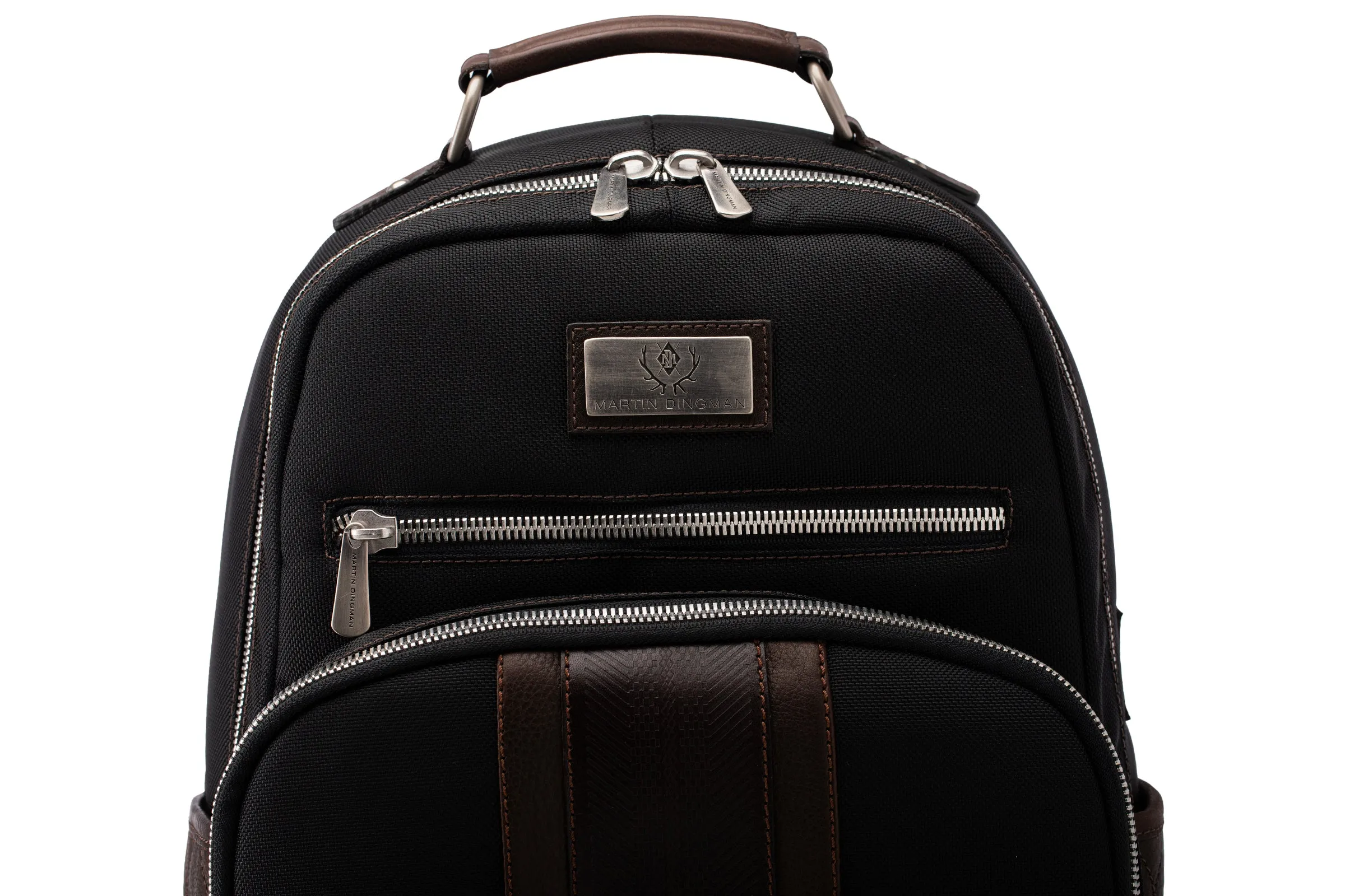 Executive Nylon Backpack - Black sold by Martin Dingman product image thumbnail 5