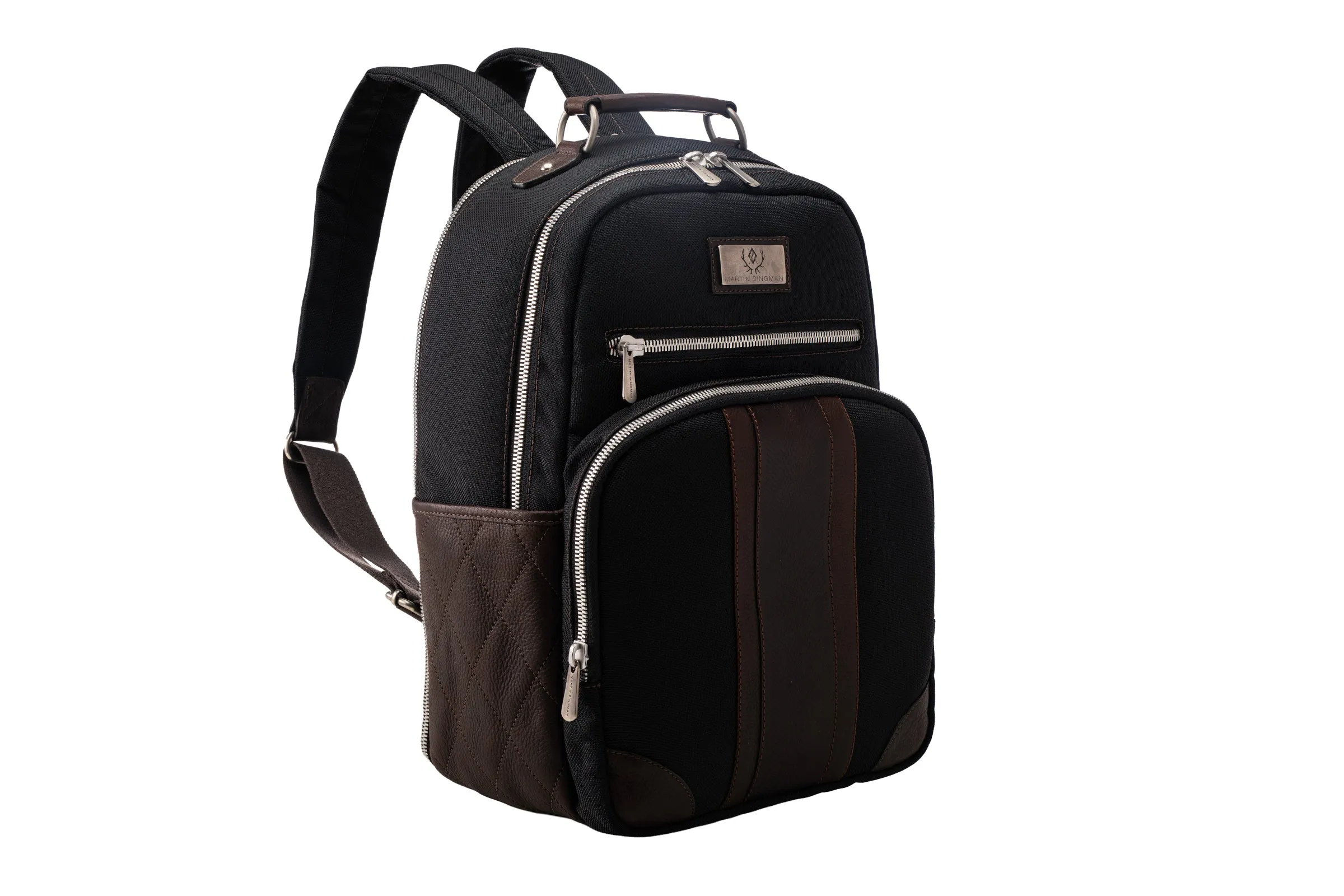 Executive Nylon Backpack - Black sold by Martin Dingman product image thumbnail 2