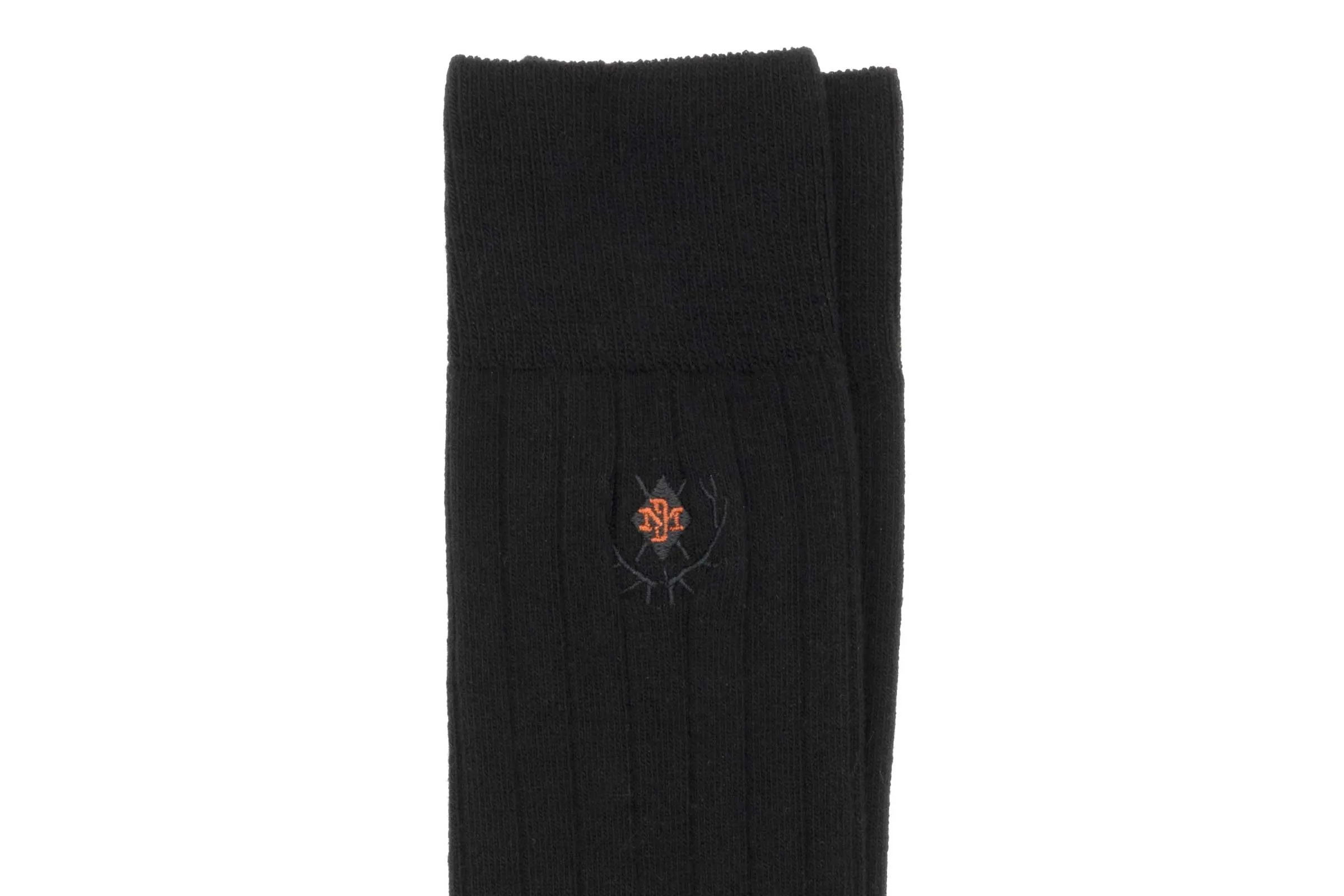 All Season Country Classic Meino Wool and Pima Cotton Socks - Black sold by Martin Dingman product image thumbnail 2