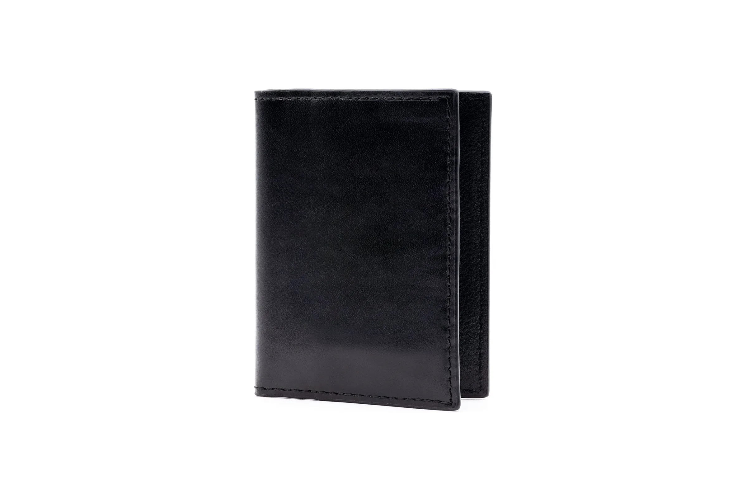 Edward Saddle Leather ID Wallet - Black sold by Martin Dingman