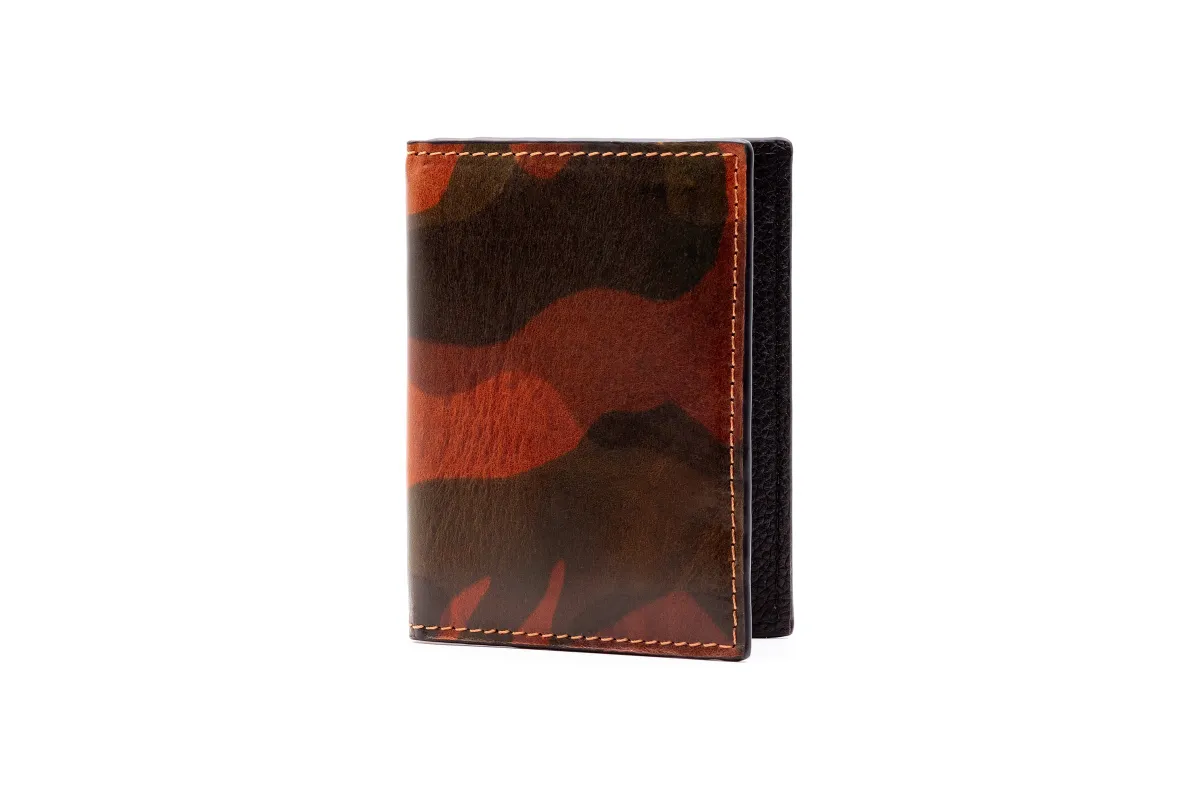 Hemingway Saddle Leather ID Wallet - Tan Camo made by Martin Dingman
