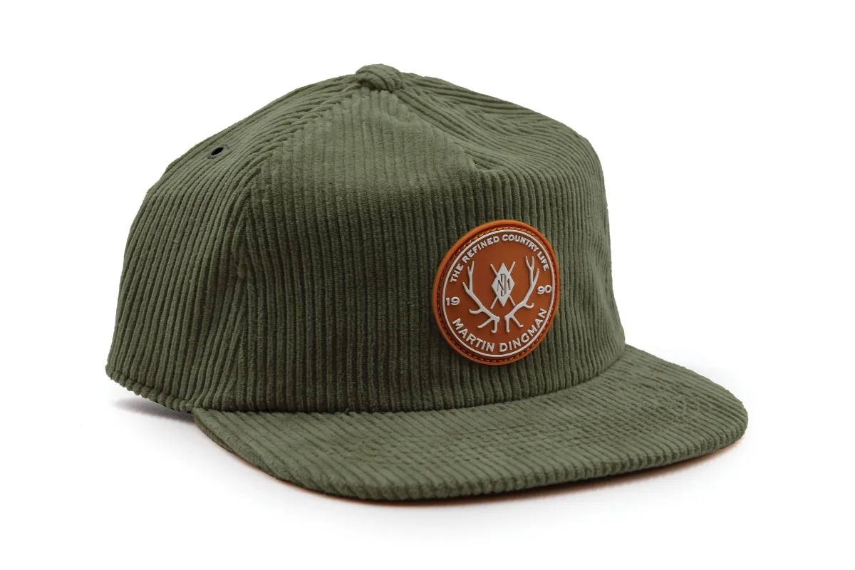 Corduroy Country Cap - Evergreen made by Martin Dingman