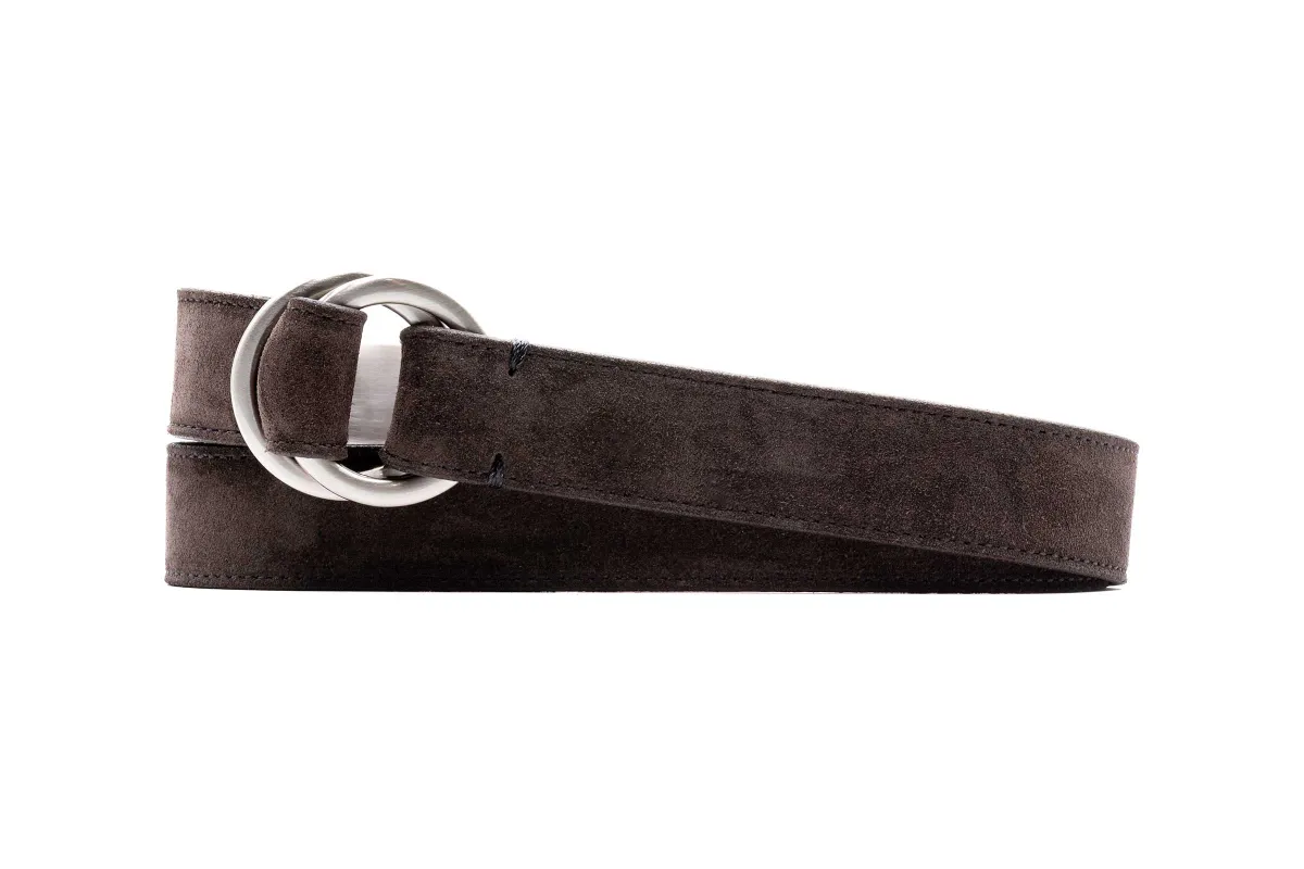Christopher O-Ring Belt - Walnut made by Martin Dingman