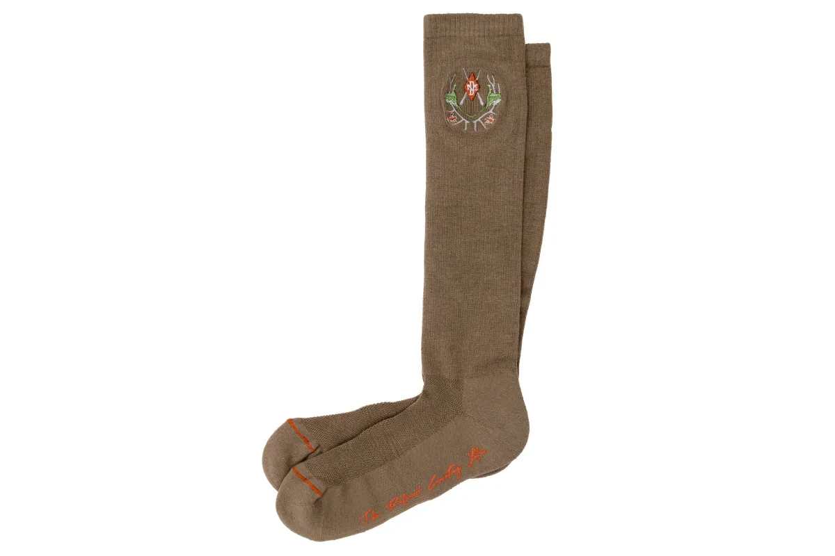 Royal Sporting Pima Cotton Socks - Oak made by Martin Dingman
