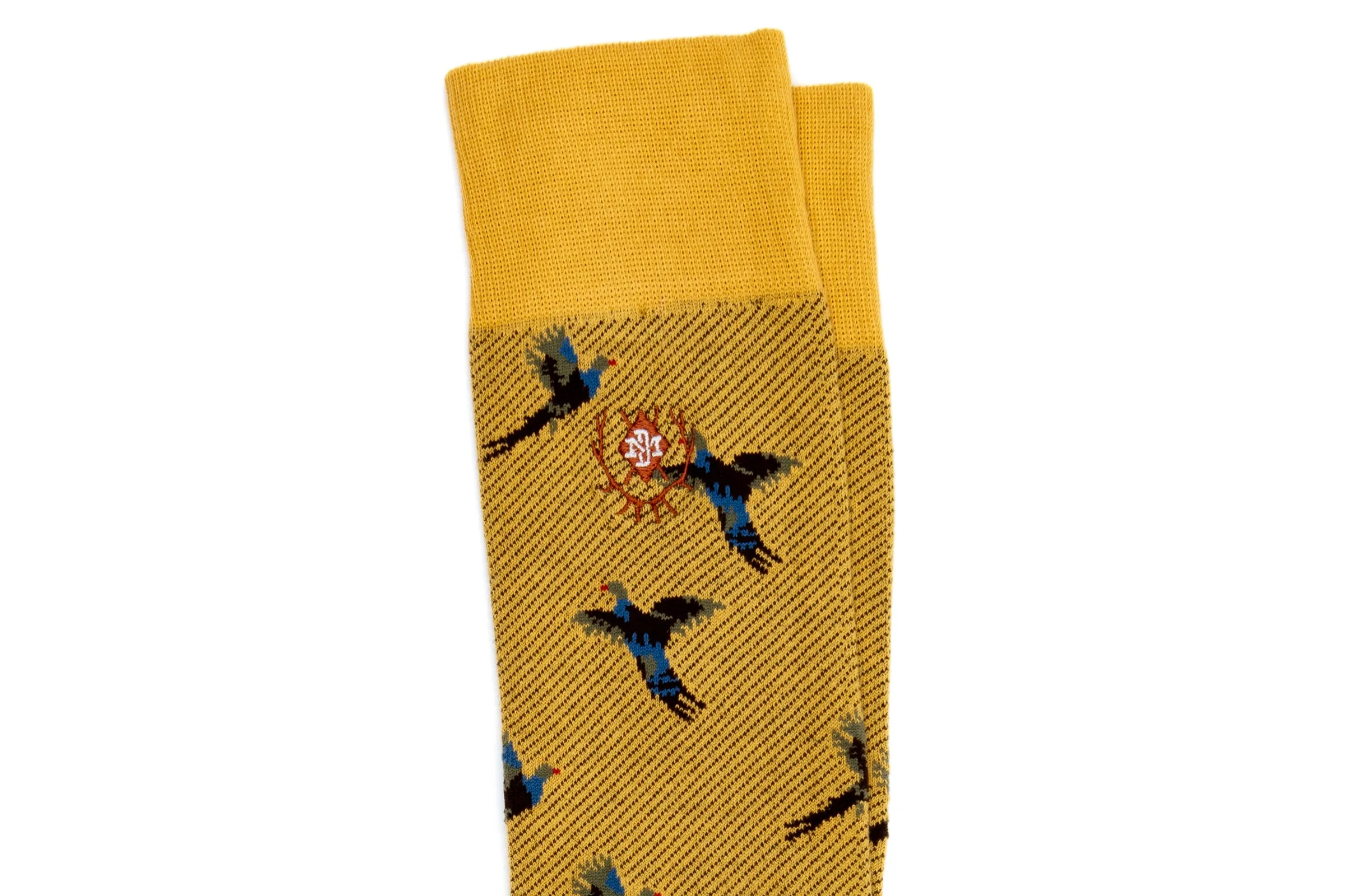 Pheasant Peruvian Pima Cotton Socks - Sunflower sold by Martin Dingman product image thumbnail 2