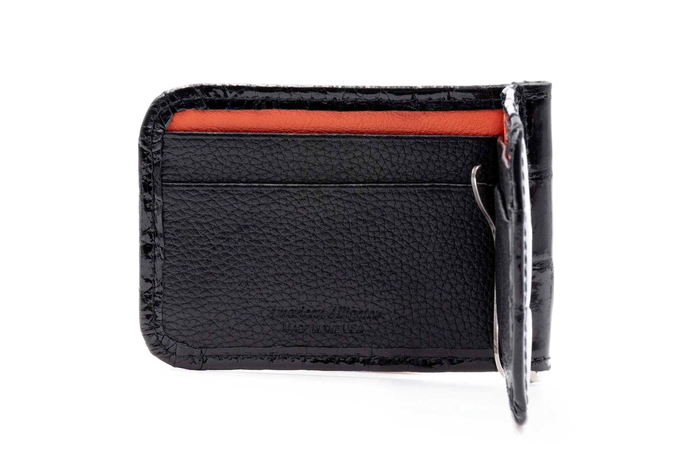 Jefferson American Alligator Credit Card Money Clip - Black sold by Martin Dingman product image thumbnail 3