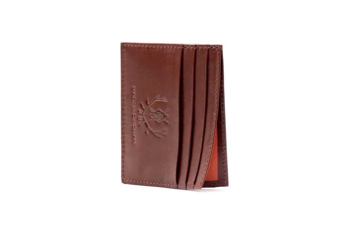 Edward Saddle Leather Executive ID Card Case - Saddle Tan made by Martin Dingman