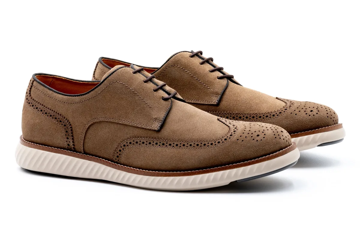 CountryAire Suede Wingtip - Earth made by Martin Dingman