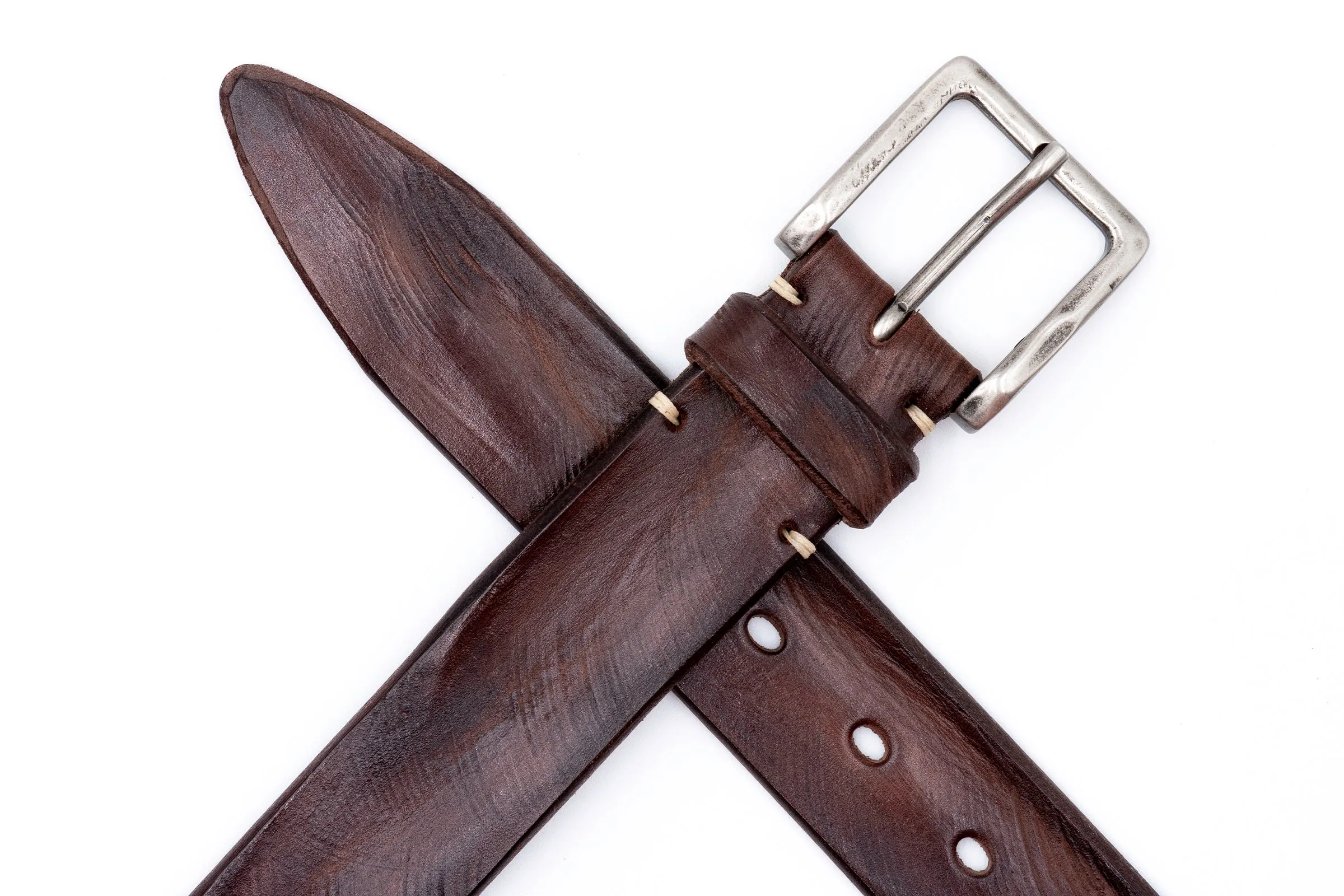 Artisan Bridle Italian Bridle Leather Belt - Walnut sold by Martin Dingman product image thumbnail 2