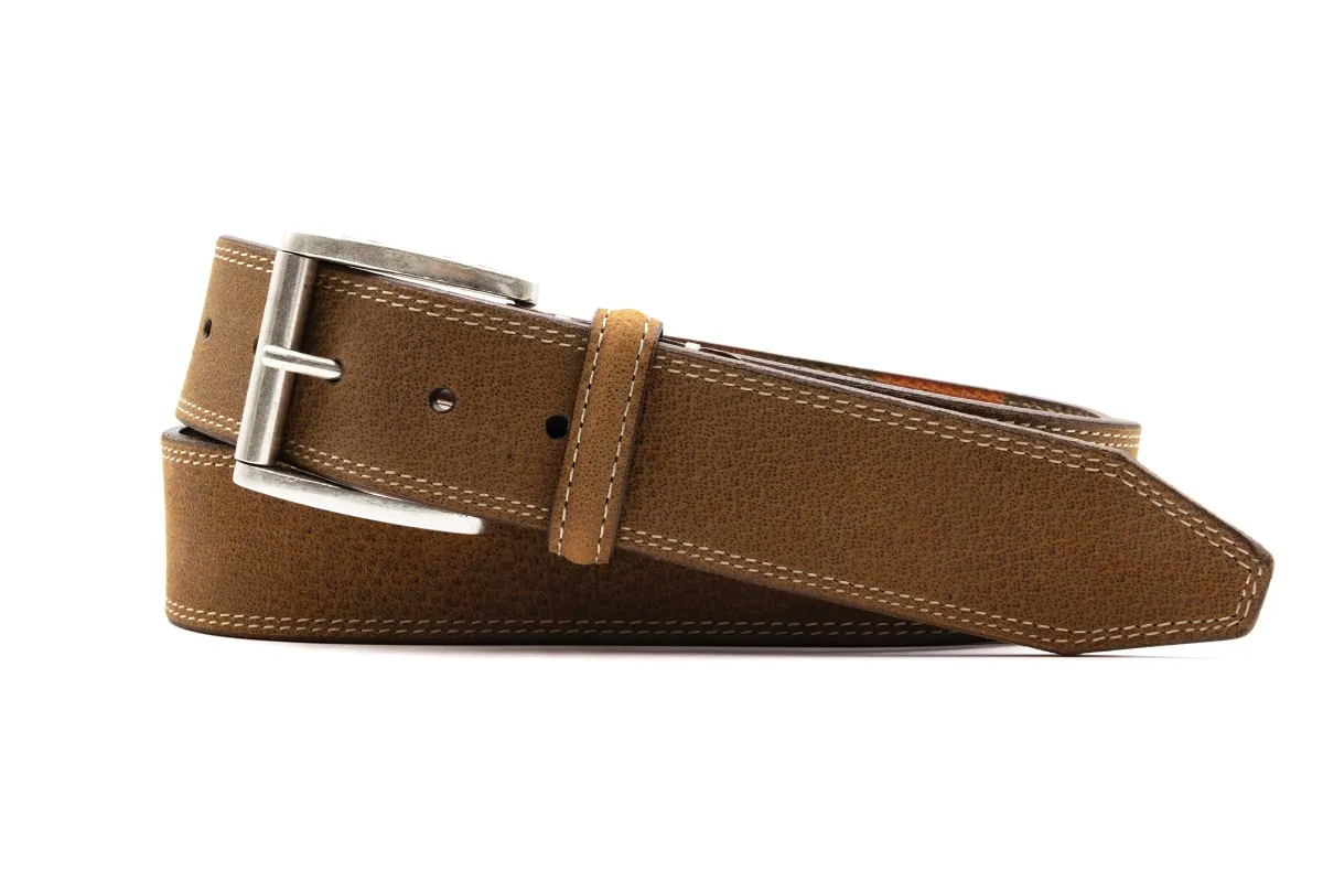 Upland Water Buffalo Belt - Burnt Cedar made by Martin Dingman