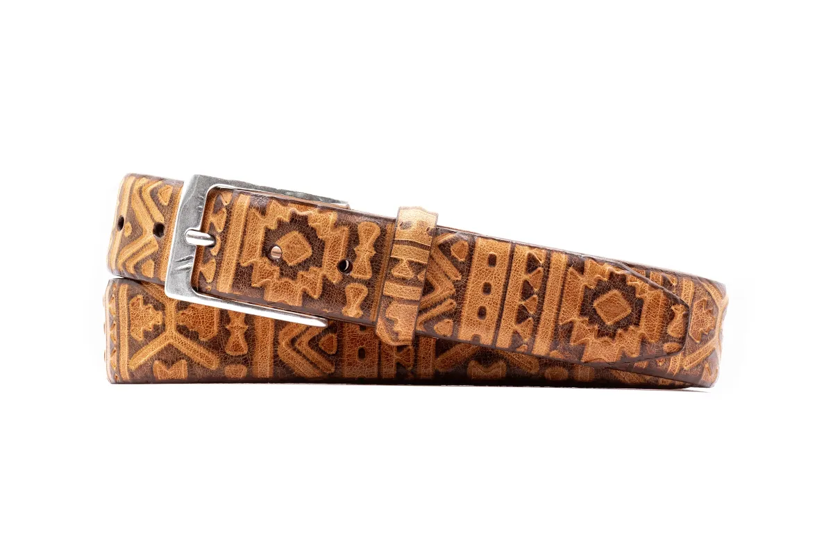 Sante Fe Italian Saddle Leather Belt - Saddle made by Martin Dingman