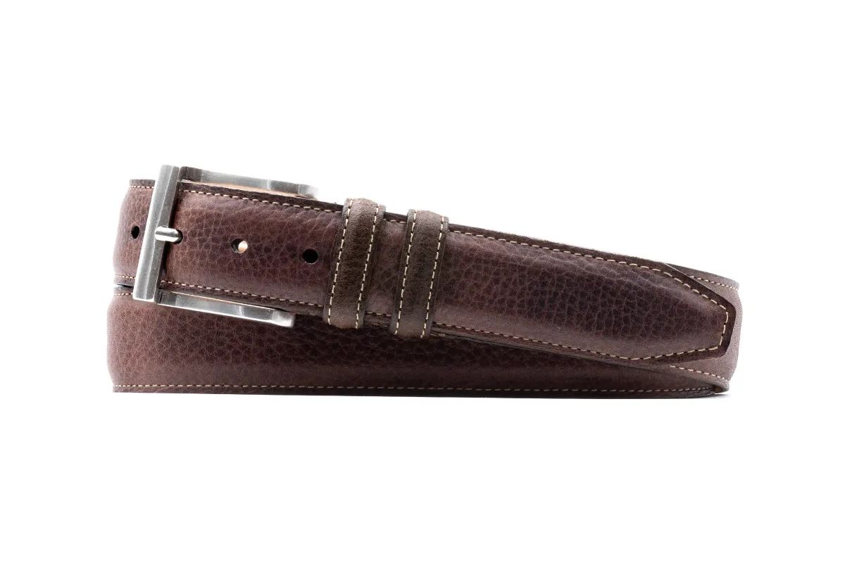Bill Royal Bullhide Belt - Old Brown made by Martin Dingman