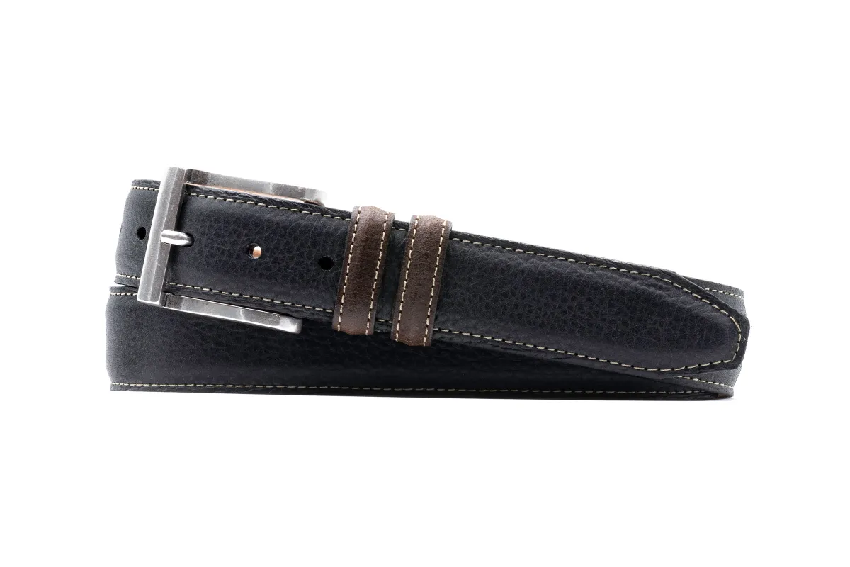 Bill Royal Bullhide Belt - Black made by Martin Dingman