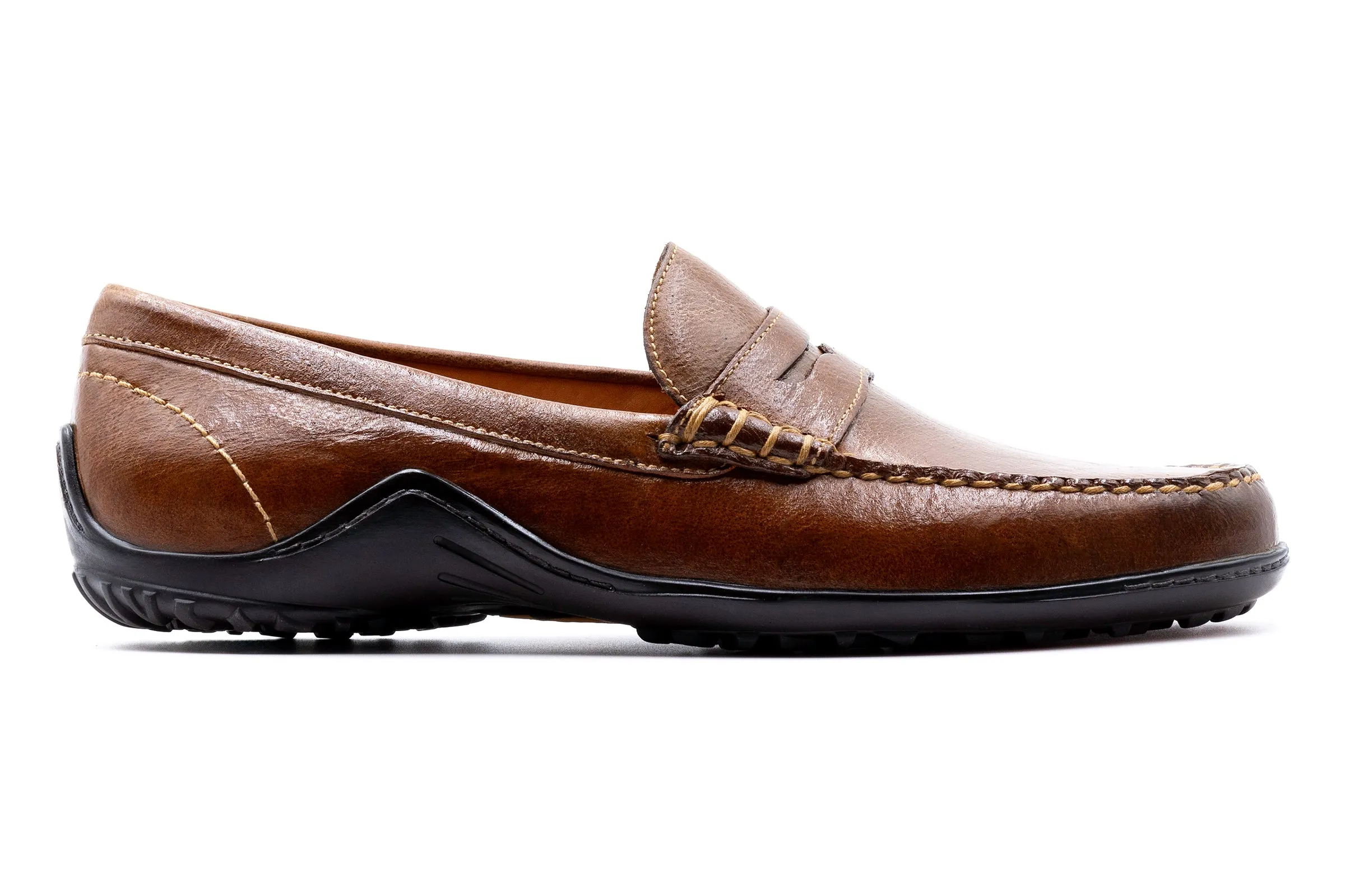 Bill Water Buffalo Penny Loafers - Burnt Cedar sold by Martin Dingman product image thumbnail 5