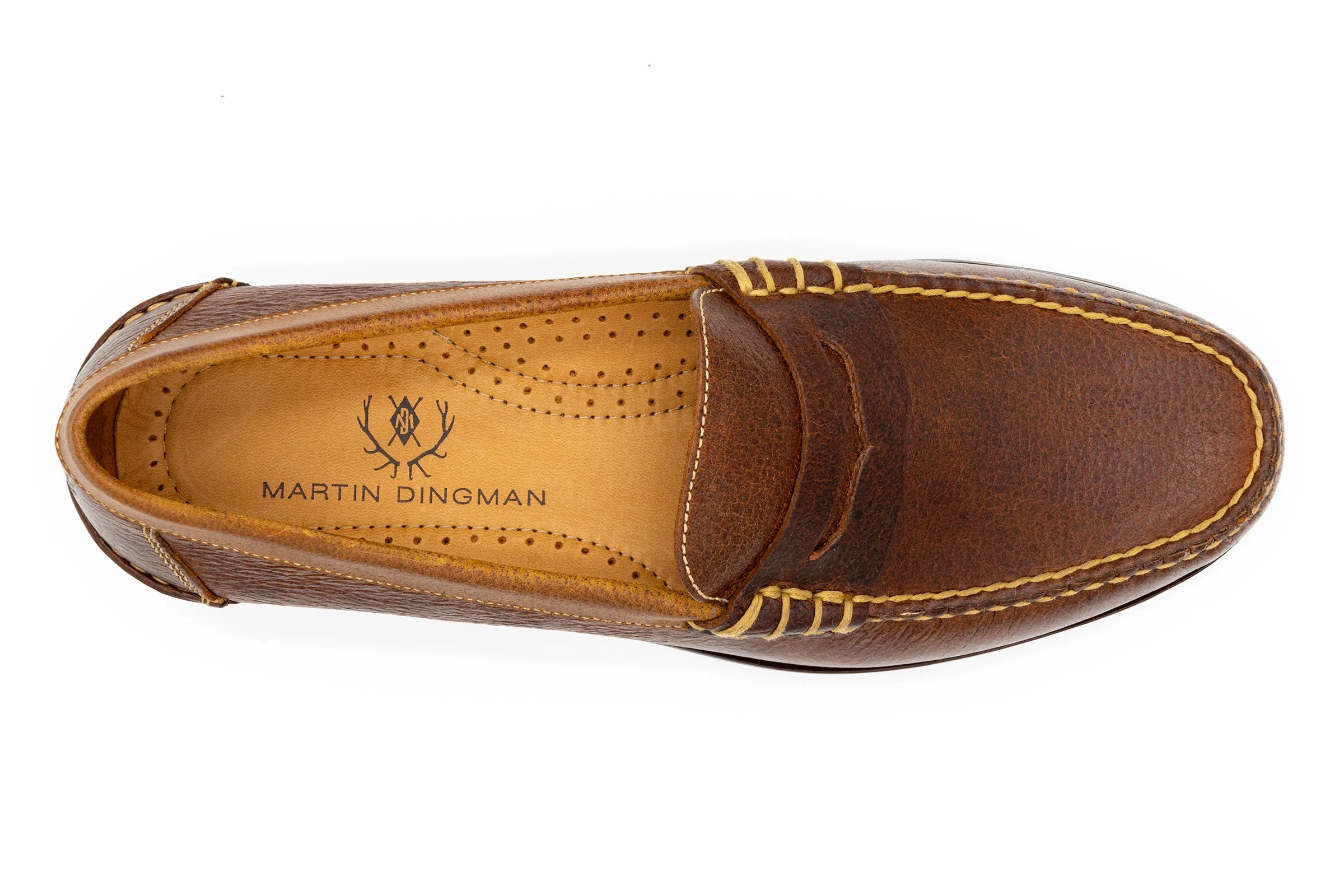 All American Water Buffalo Penny Loafers - Oak sold by Martin Dingman product image thumbnail 5