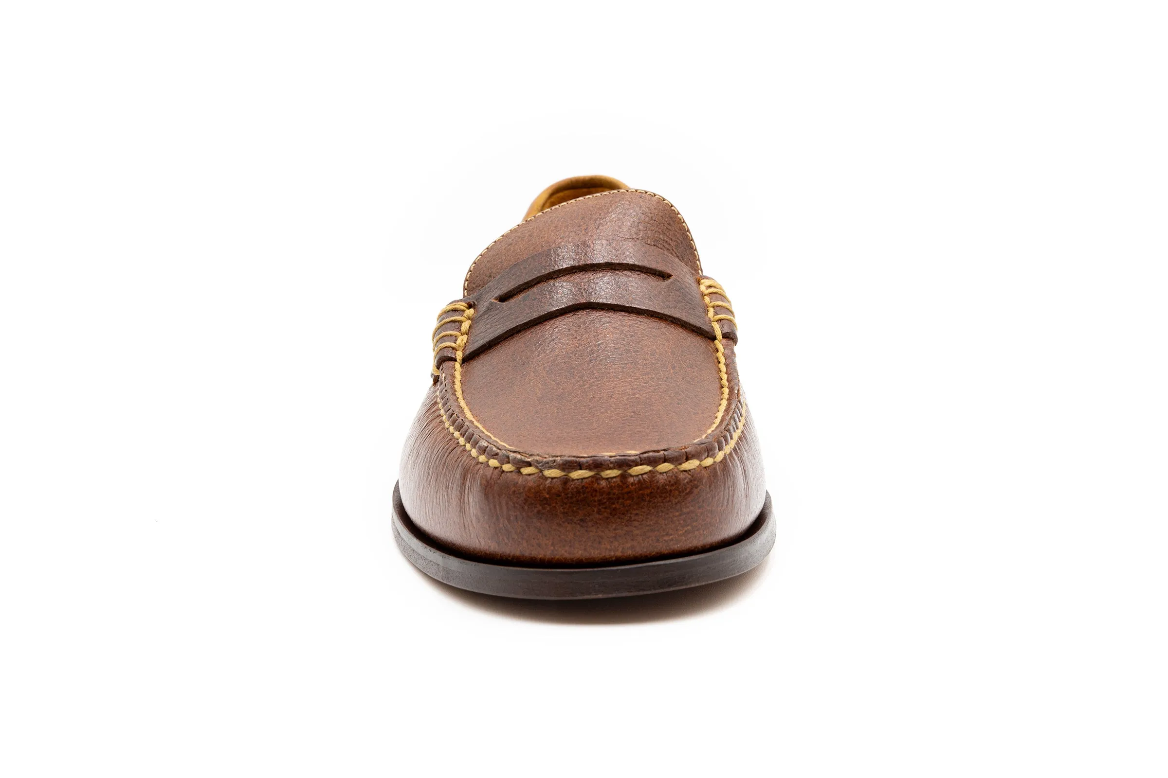 All American Water Buffalo Penny Loafers - Oak sold by Martin Dingman product image thumbnail 4