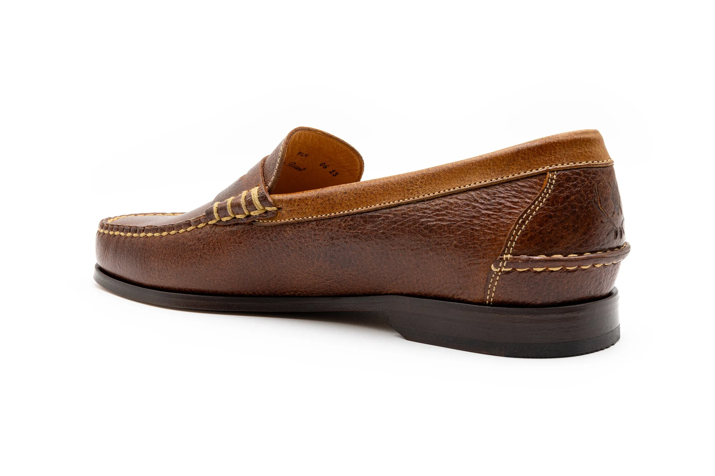 All American Water Buffalo Penny Loafers - Oak sold by Martin Dingman product image thumbnail 2