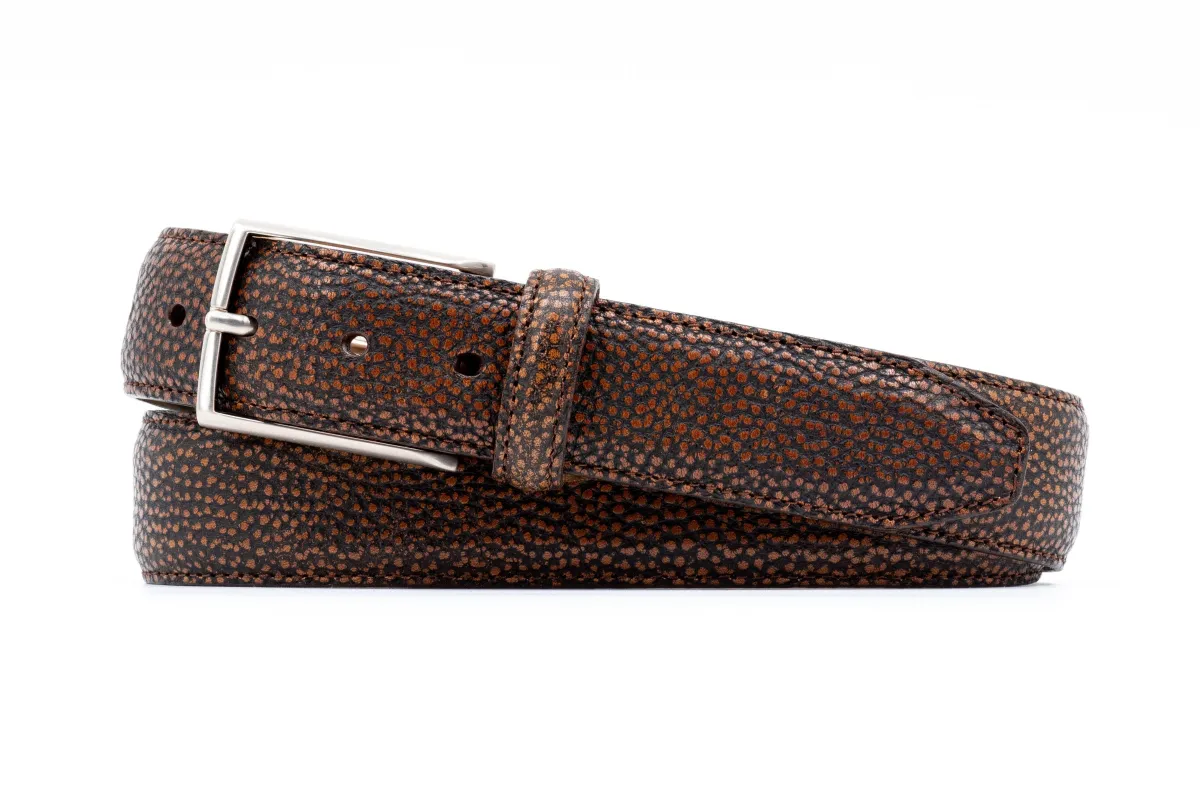 Hayward Royal Bull Hide Belt - Black Oak made by Martin Dingman