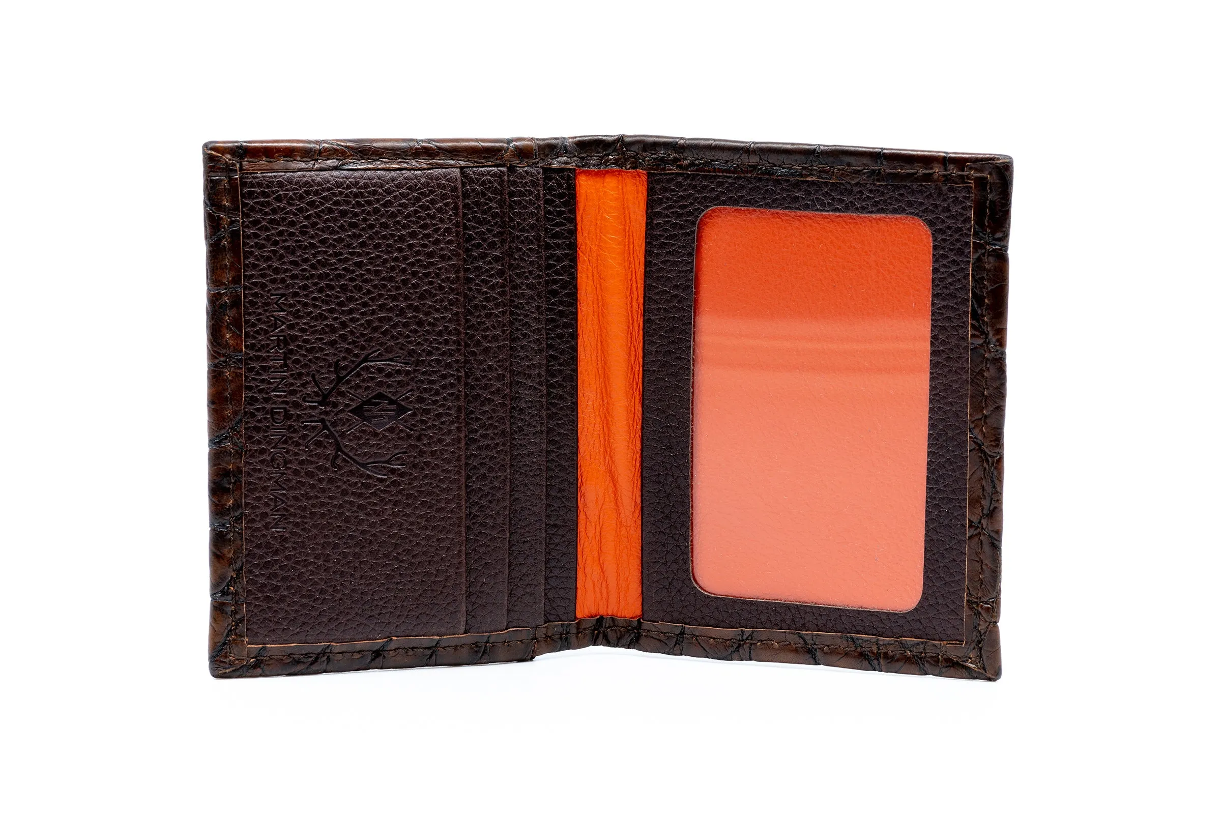 Jacob American Alligator ID Wallet - Antique Chestnut sold by Martin Dingman product image thumbnail 2