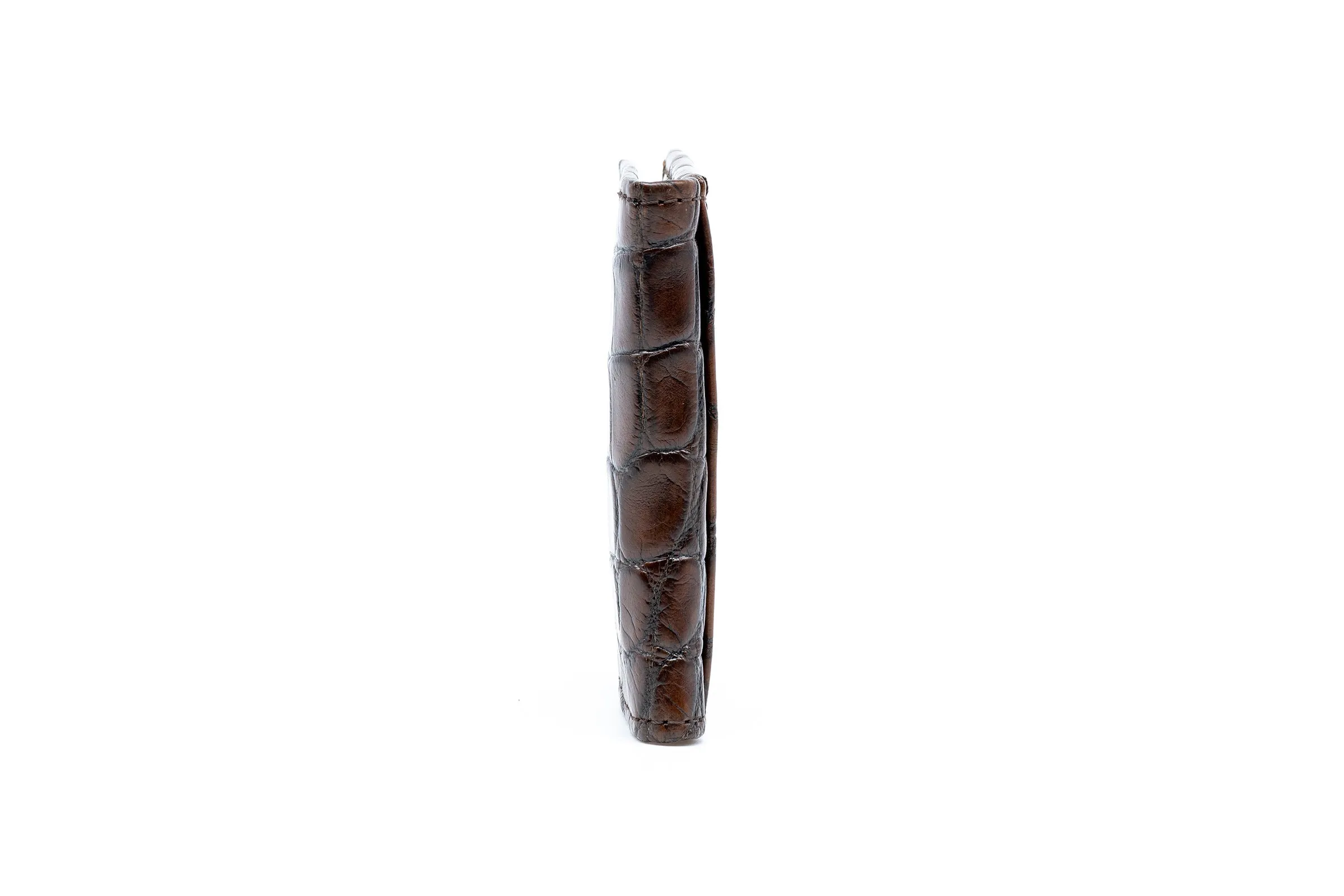 Jacob American Alligator ID Wallet - Antique Chestnut sold by Martin Dingman product image thumbnail 3