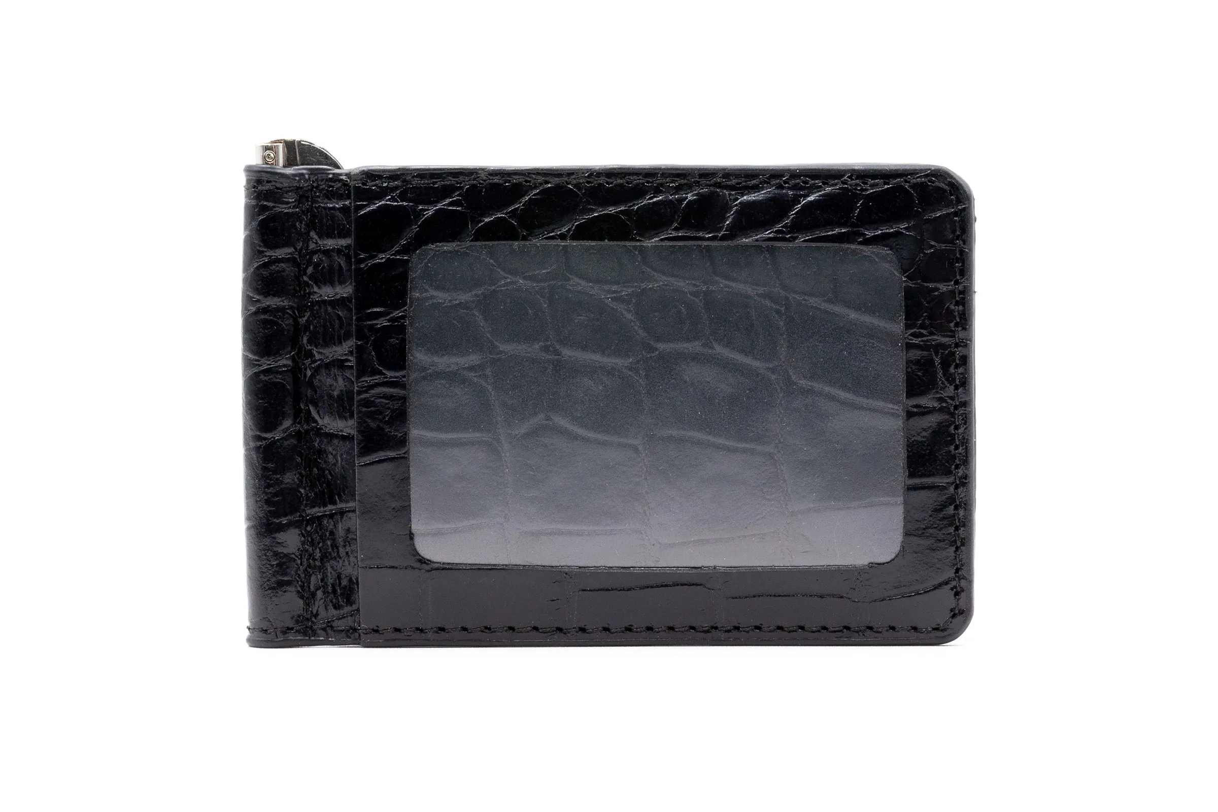 Anthony Alligator Grain Credit Card Money Clip - Black sold by Martin Dingman product image thumbnail 5