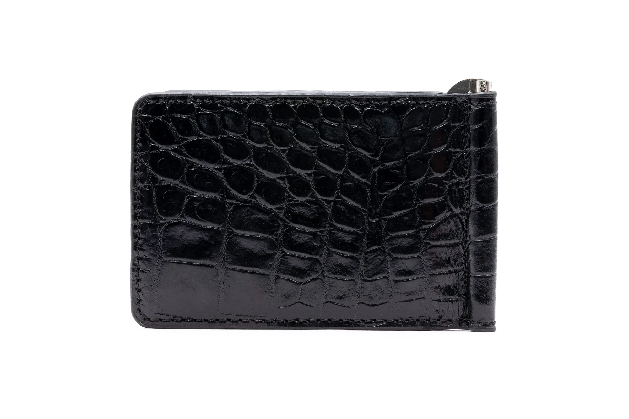 Anthony Alligator Grain Credit Card Money Clip - Black sold by Martin Dingman product image thumbnail 4