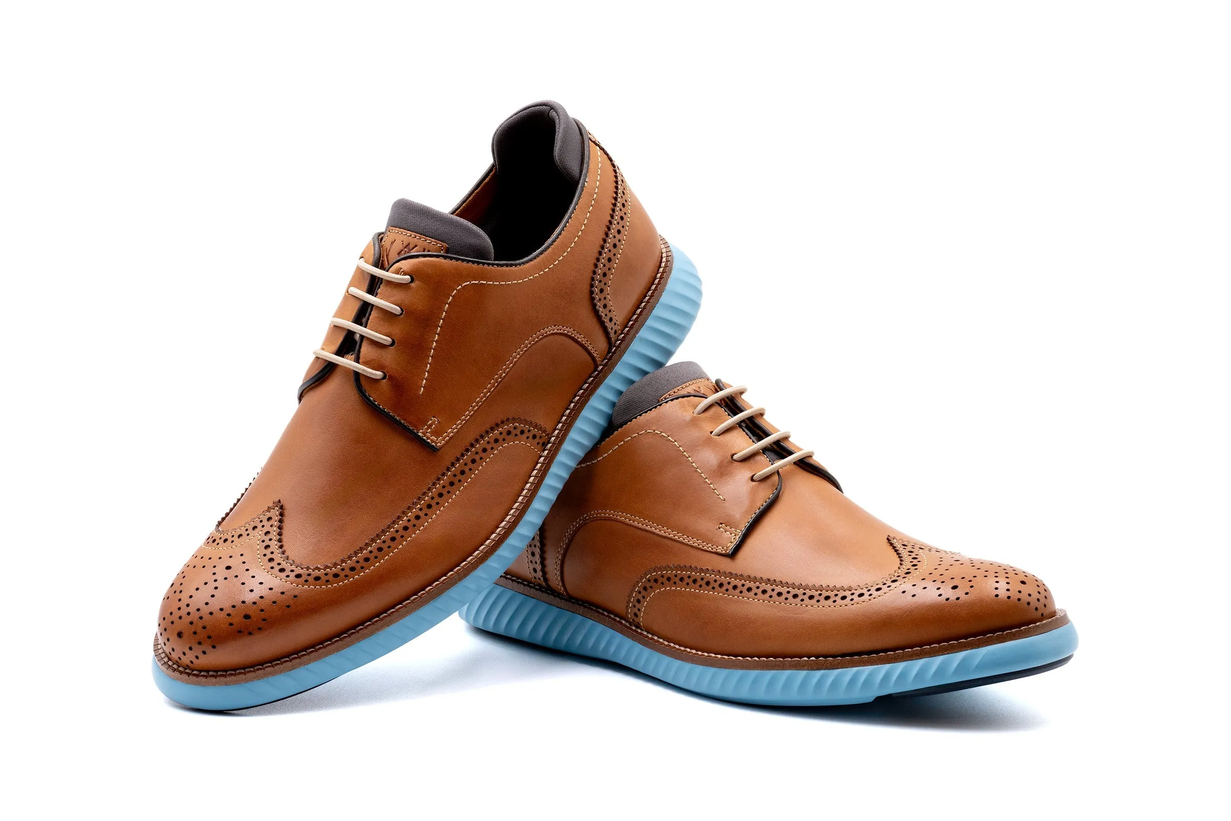 Countryaire Saddle Leather Wingtip - Saddle Tan sold by Martin Dingman product image thumbnail 4